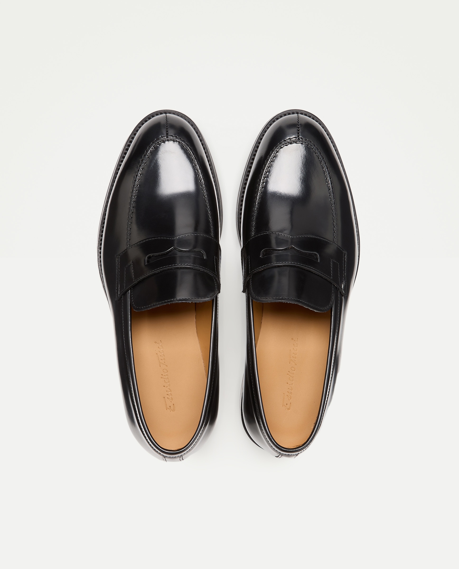 Imagen 4 de Mocasines de hombre con detalle de antifaz - Emidio Tucci - Negro Negro