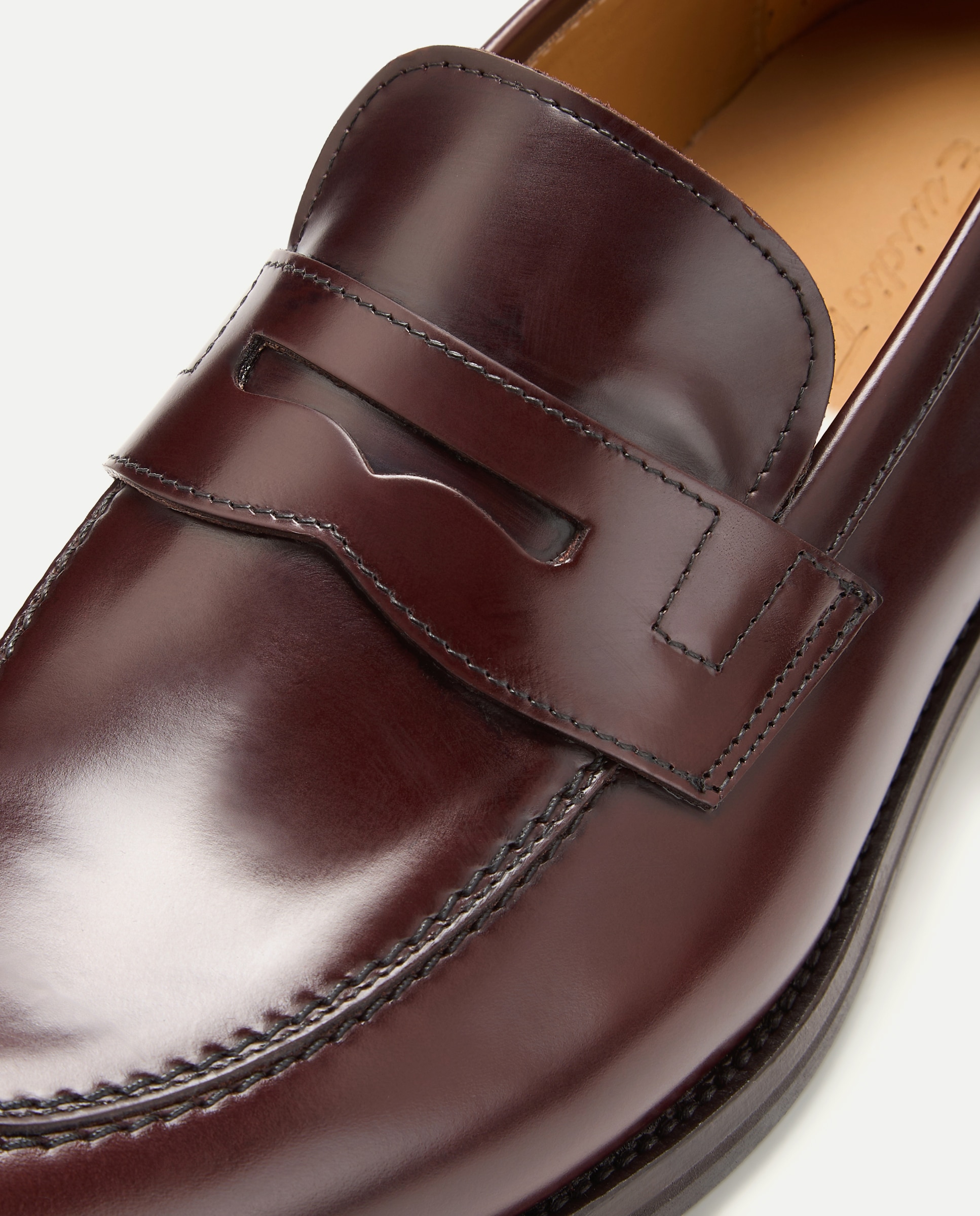Mocassins com Detalhe de Travessão Castanho-5