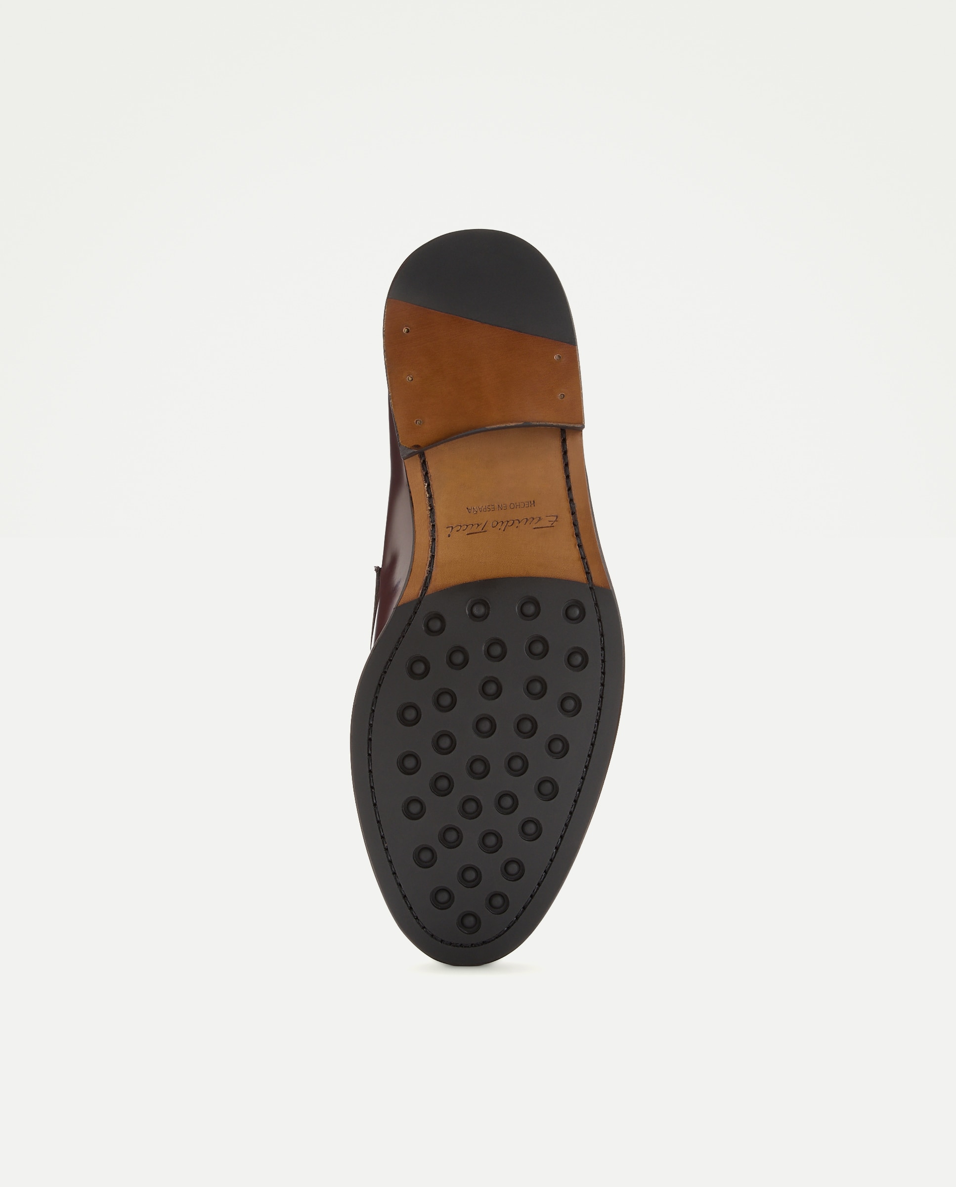 Mocassins com Detalhe de Travessão Castanho-6