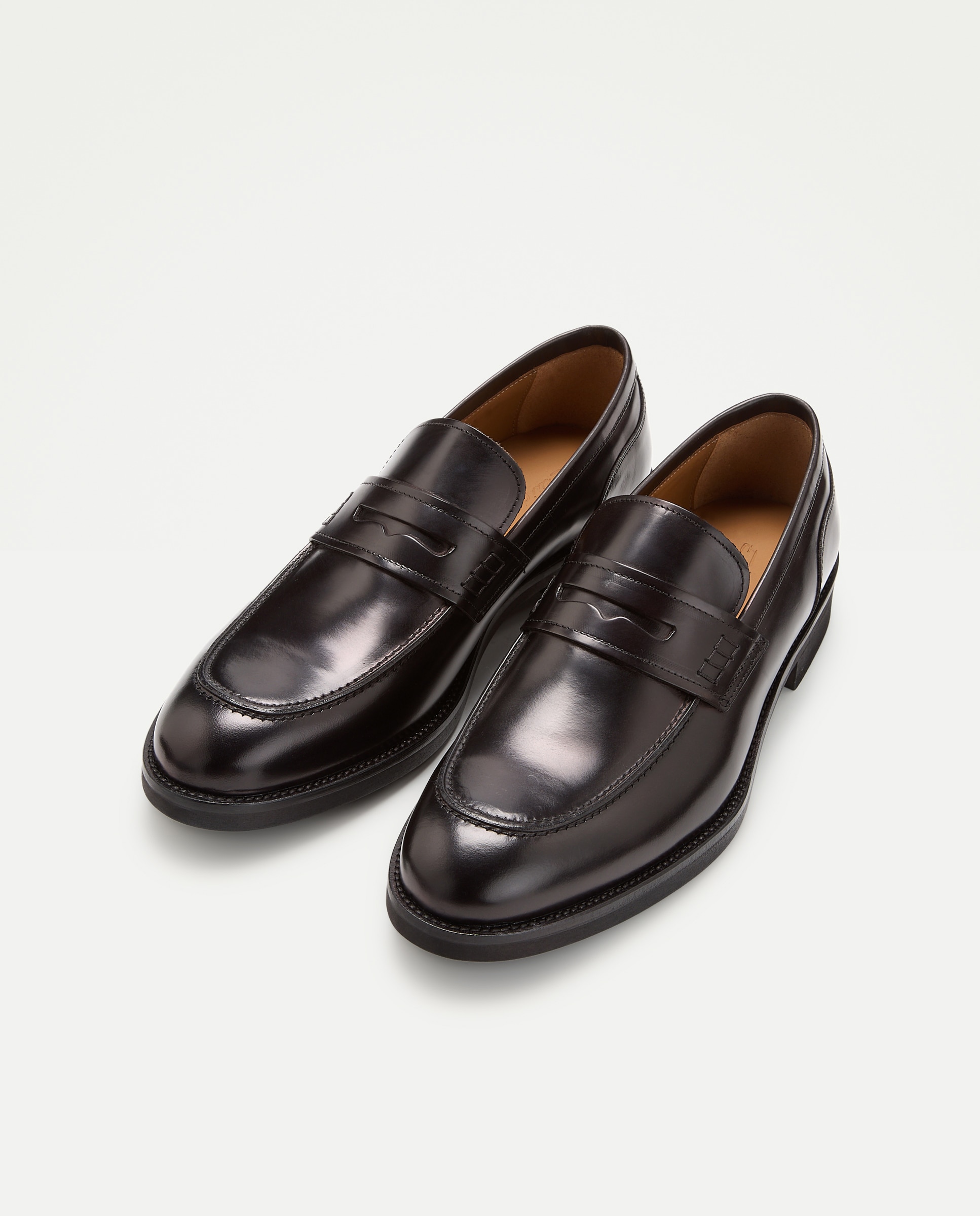 Imagen 2 de Mocasines de hombre de piel con antifaz - Emidio Tucci - Negro Negro