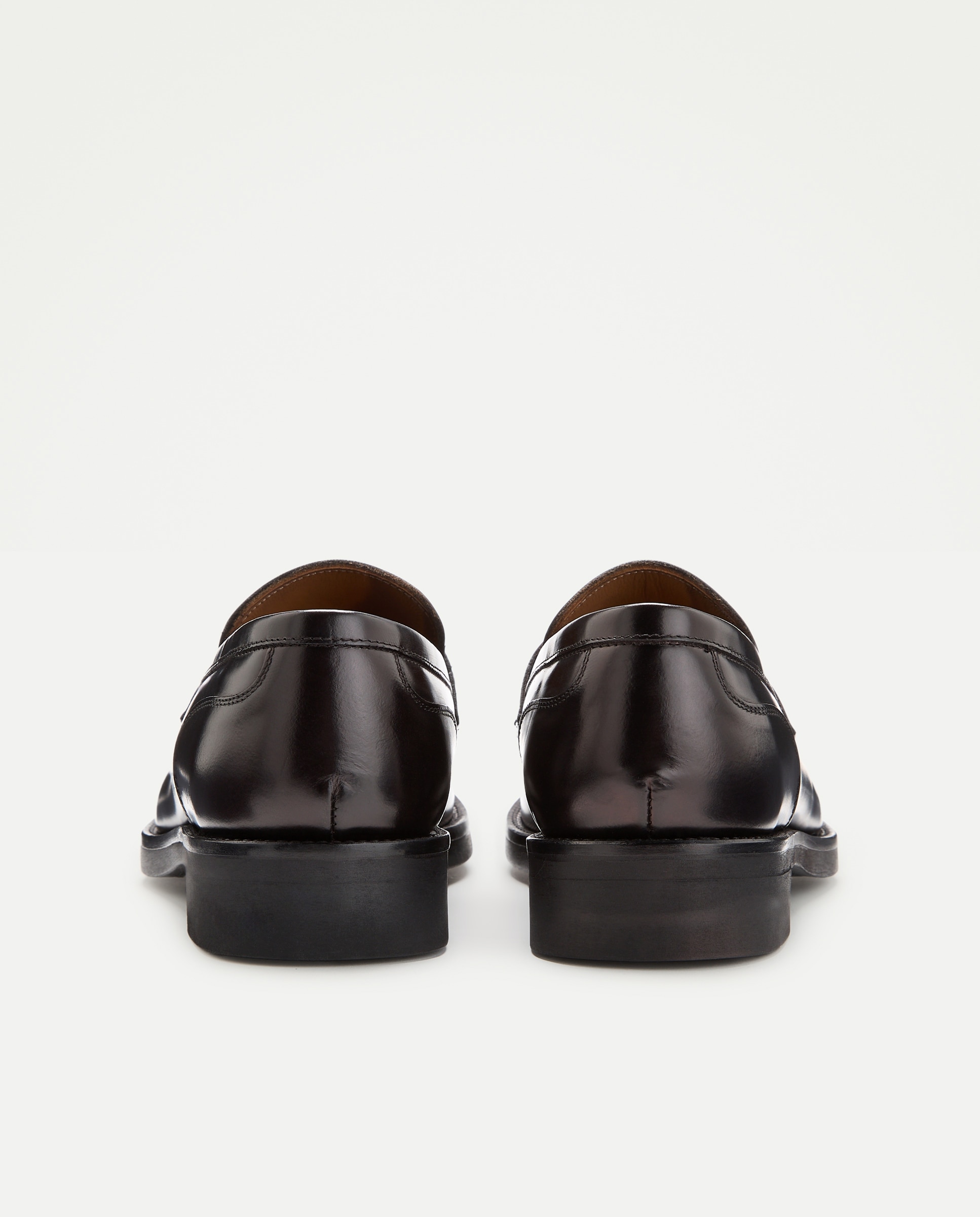 Imagen 3 de Mocasines de hombre de piel con antifaz - Emidio Tucci - Negro Negro