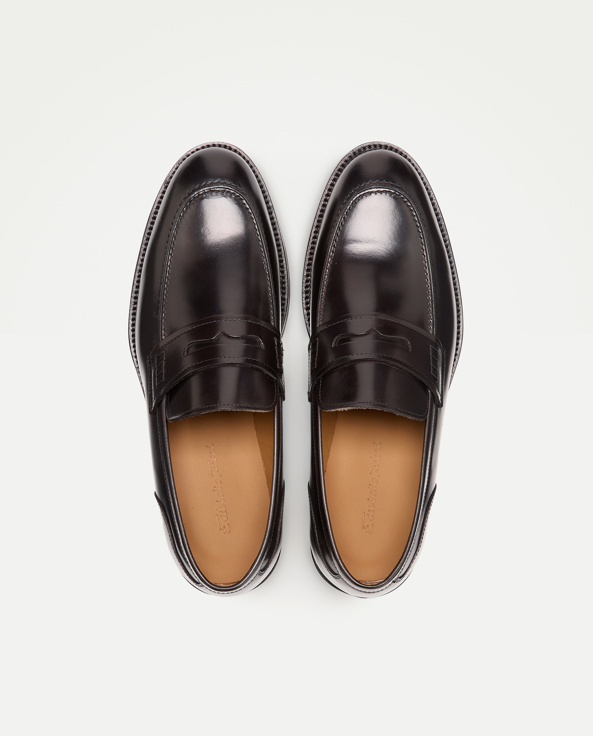 Imagen 4 de Mocasines de hombre de piel con antifaz - Emidio Tucci - Negro Negro
