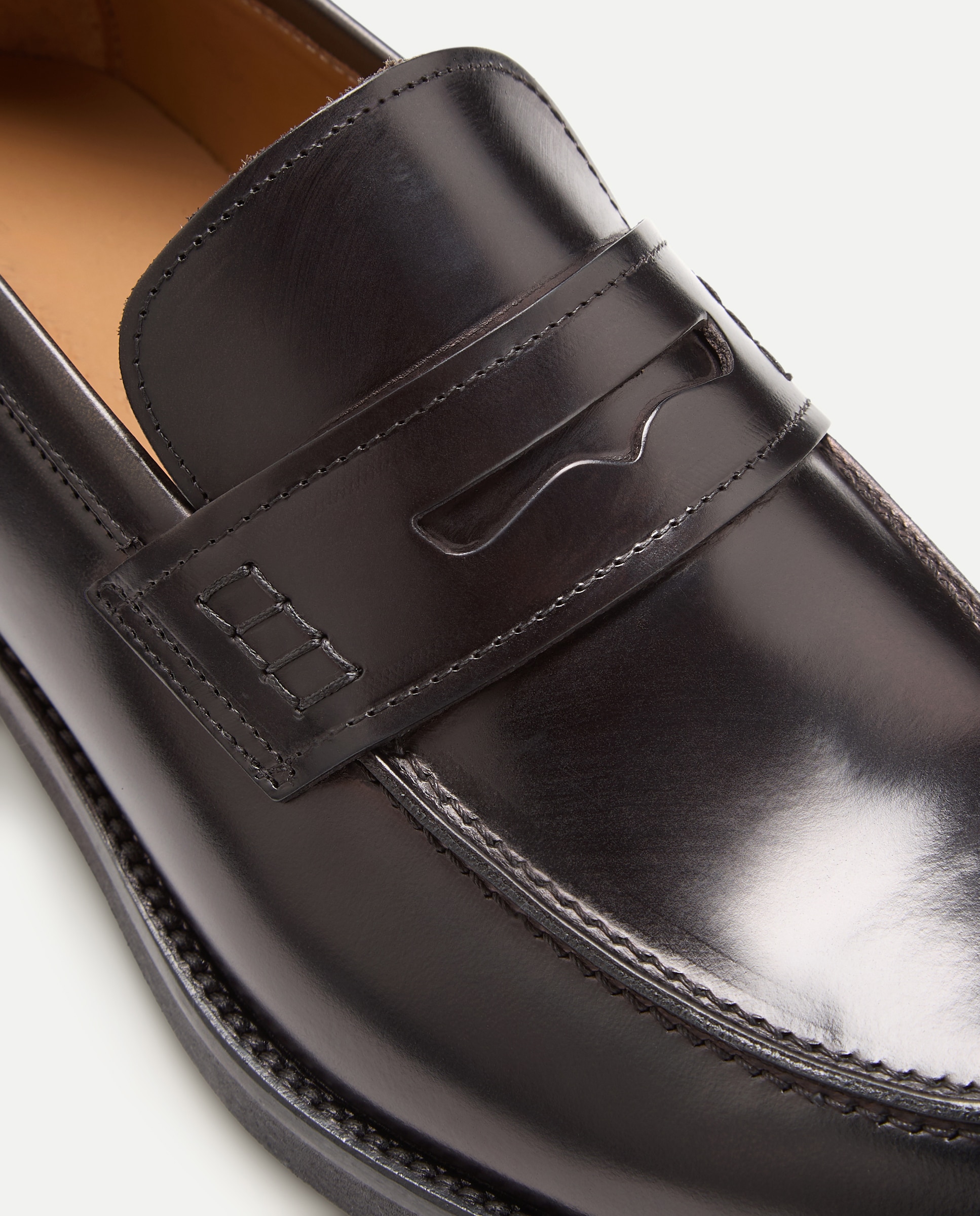 Imagen 5 de Mocasines de hombre de piel con antifaz - Emidio Tucci - Negro Negro