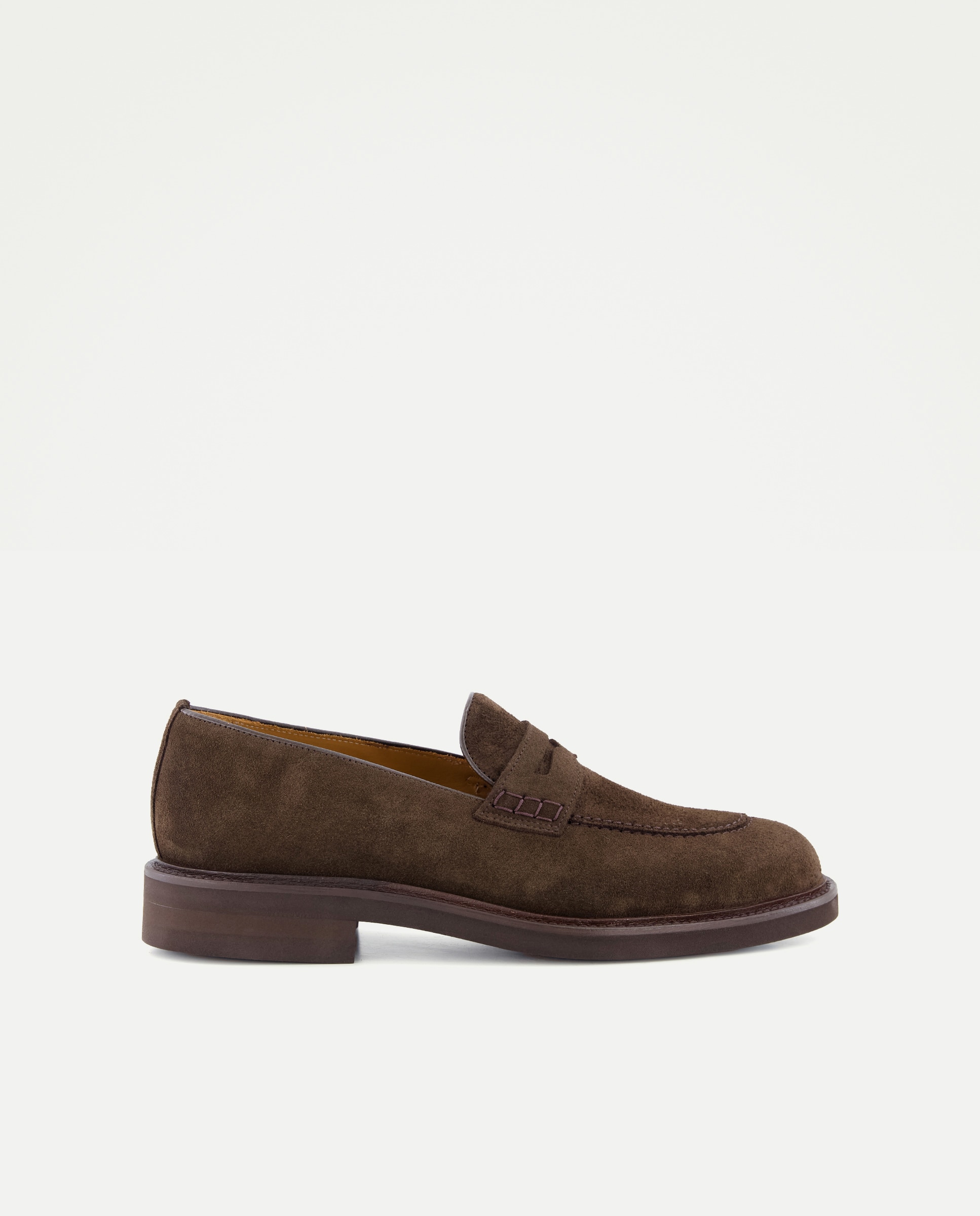 Imagen 1 de Mocasines de hombre de piel con antifaz - Emidio Tucci - Marrón Marrón