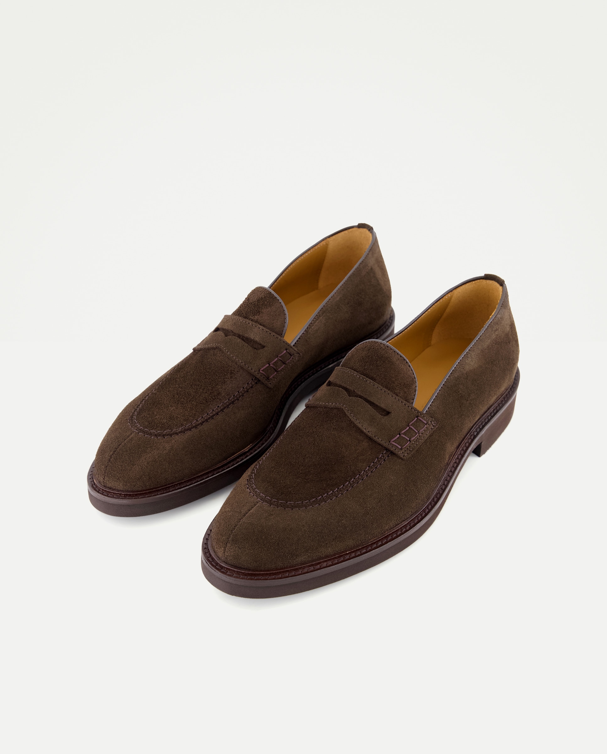 Imagen 2 de Mocasines de hombre de piel con antifaz - Emidio Tucci - Marrón Marrón