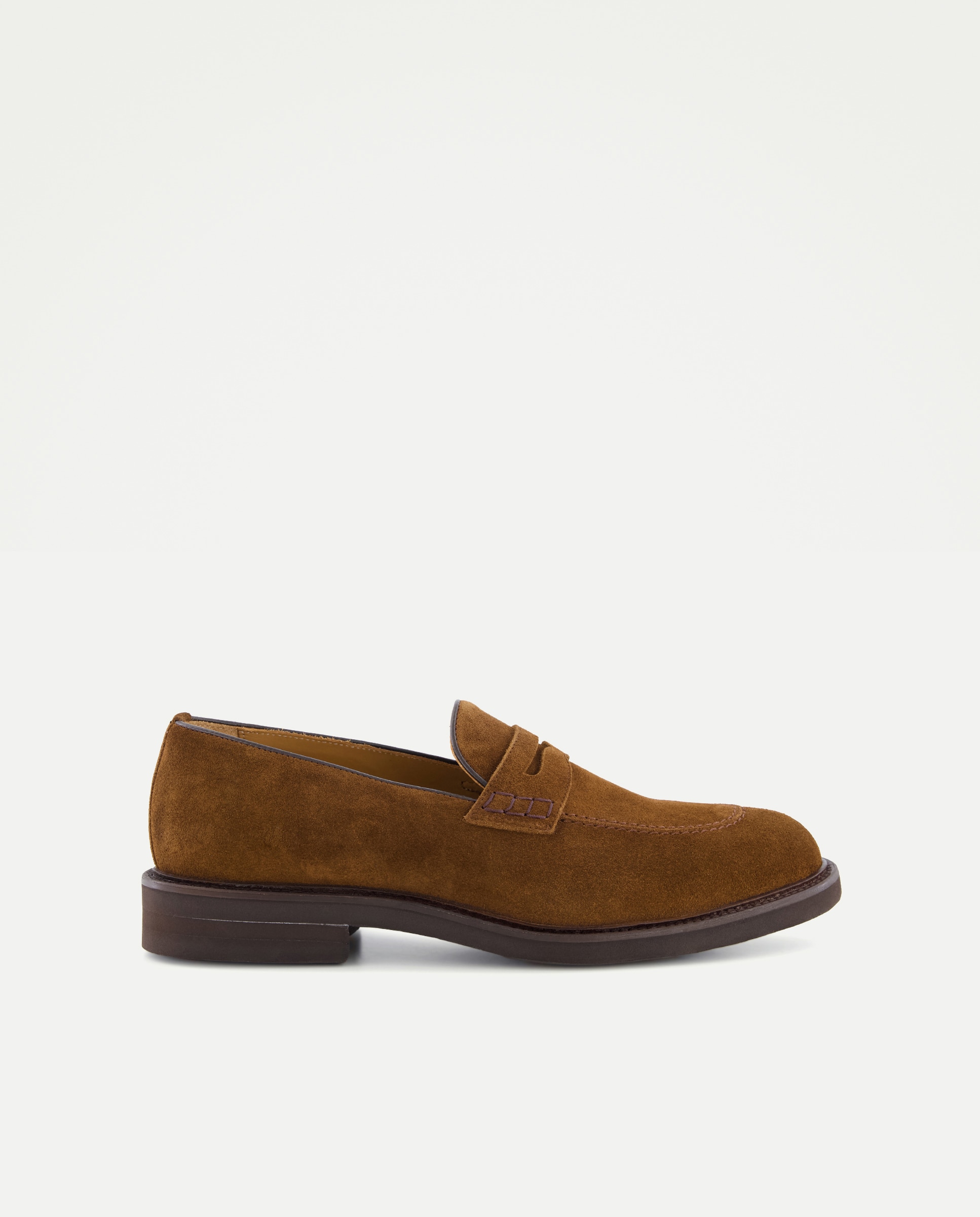 Imagen 1 de Mocasines de hombre de piel con antifaz Cuero