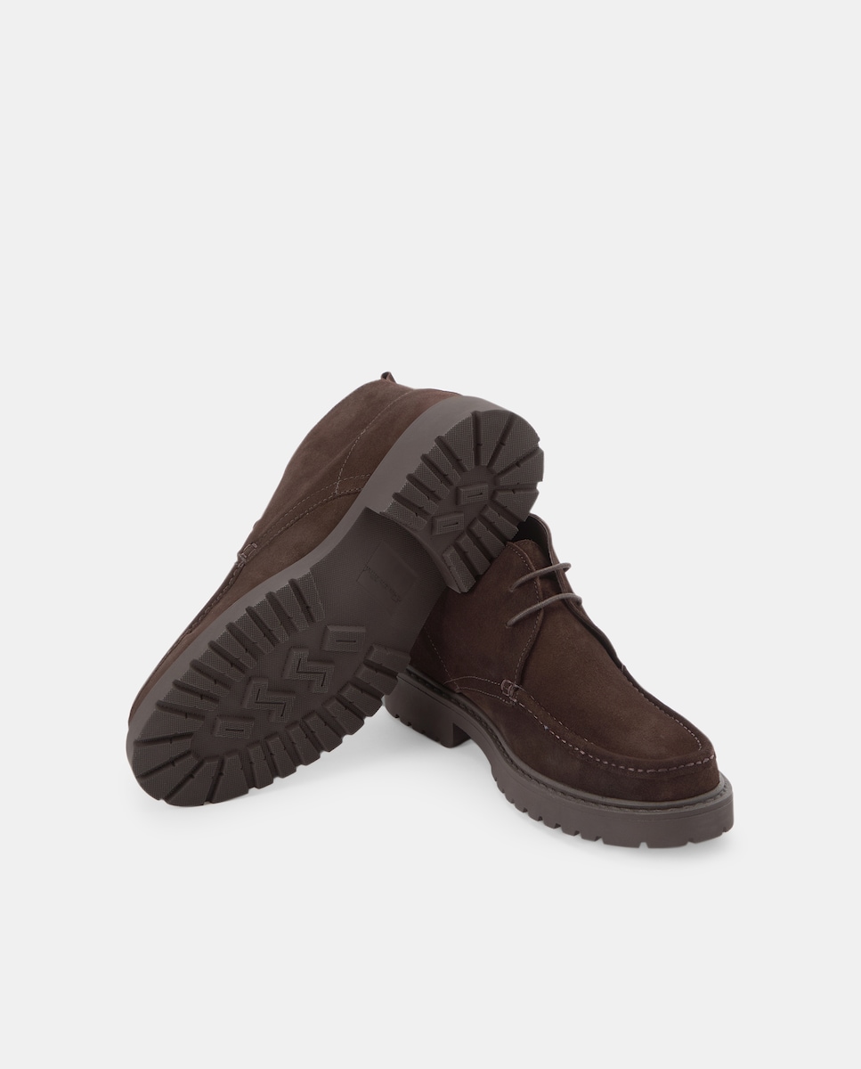 Botas de Camurça Castanho-2