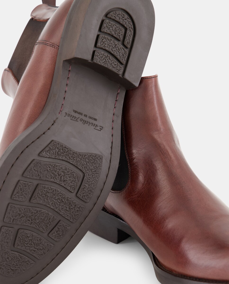 Botas Chelsea 700 Castanho-5