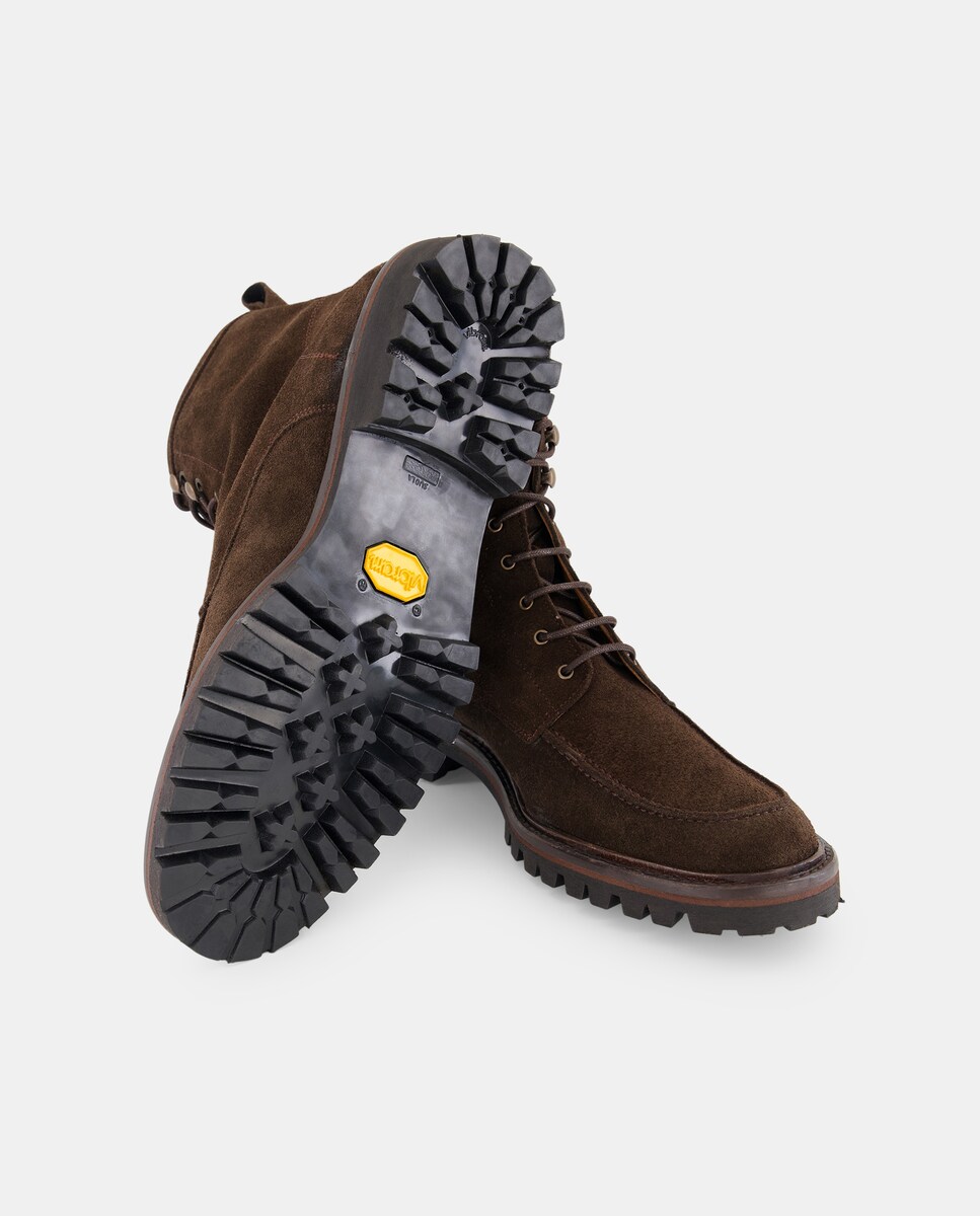 Botas com Fecho de Atacadores 700 Castanho-2