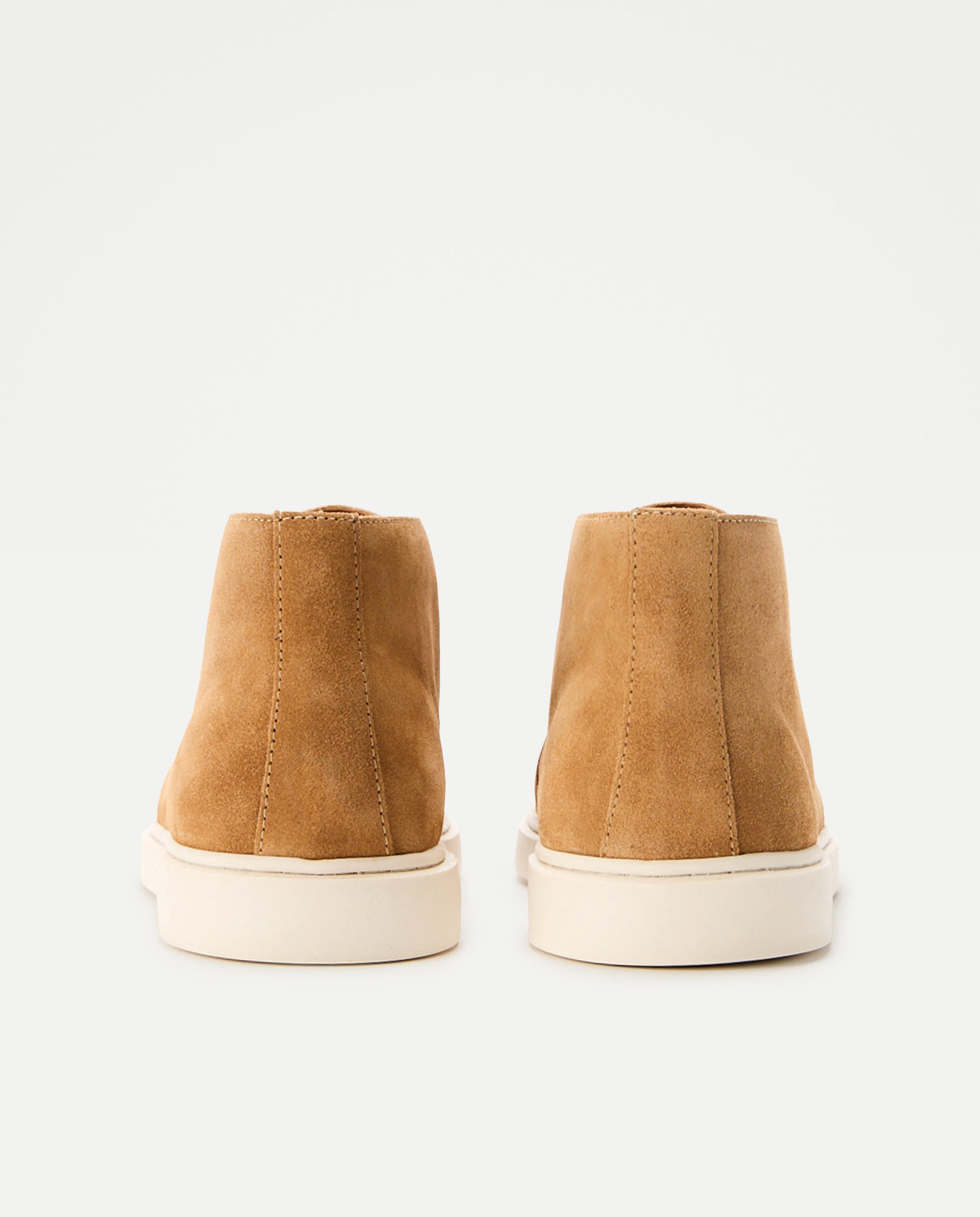 Botas de hombre con cierre de cordones y serraje - Emidio Tucci - Beige Beige-3