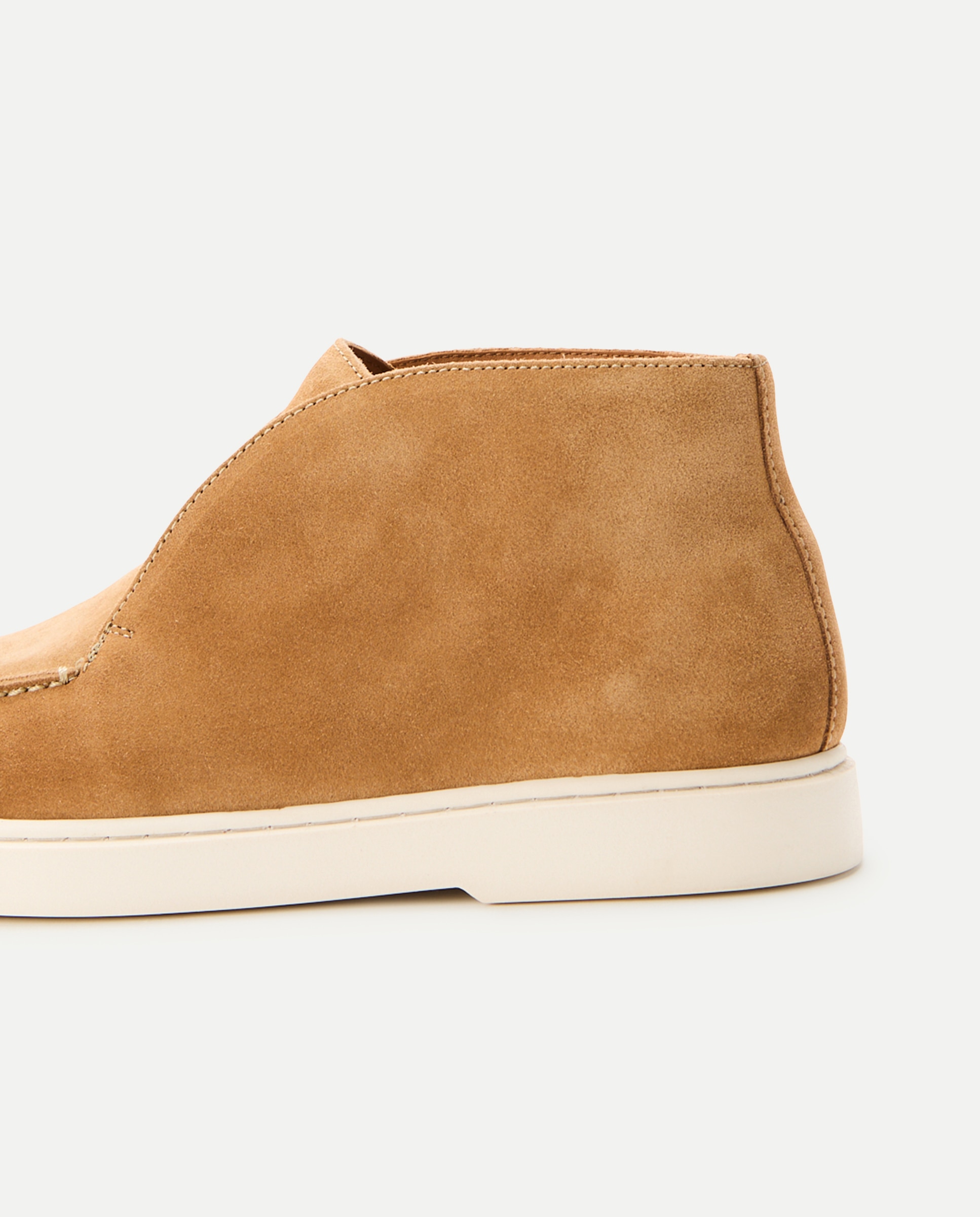 Botas de hombre con cierre de cordones y serraje - Emidio Tucci - Beige Beige-5