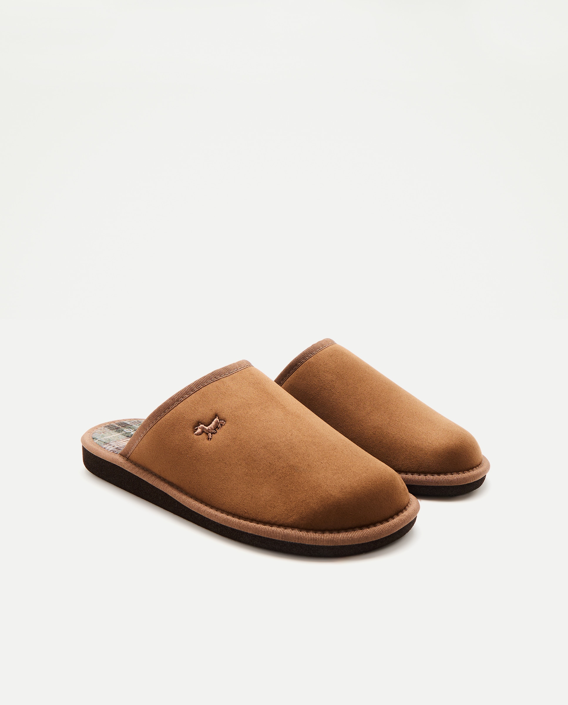 Pantufas em Camurcina Couro-2