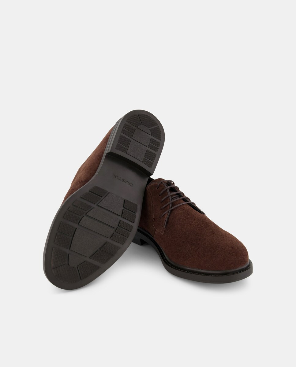 Bluchers com Atacadores Castanho-2