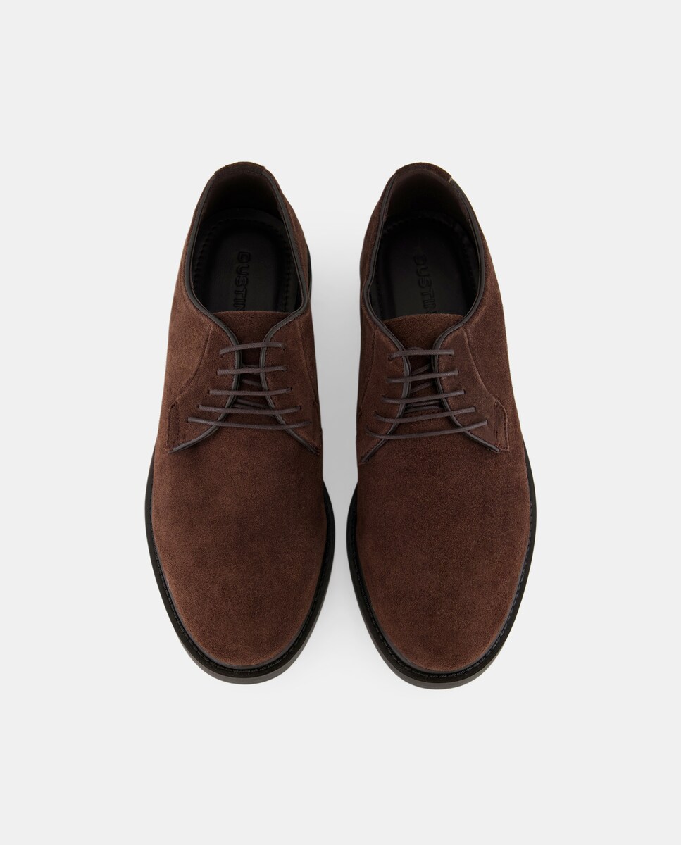 Bluchers com Atacadores Castanho-4