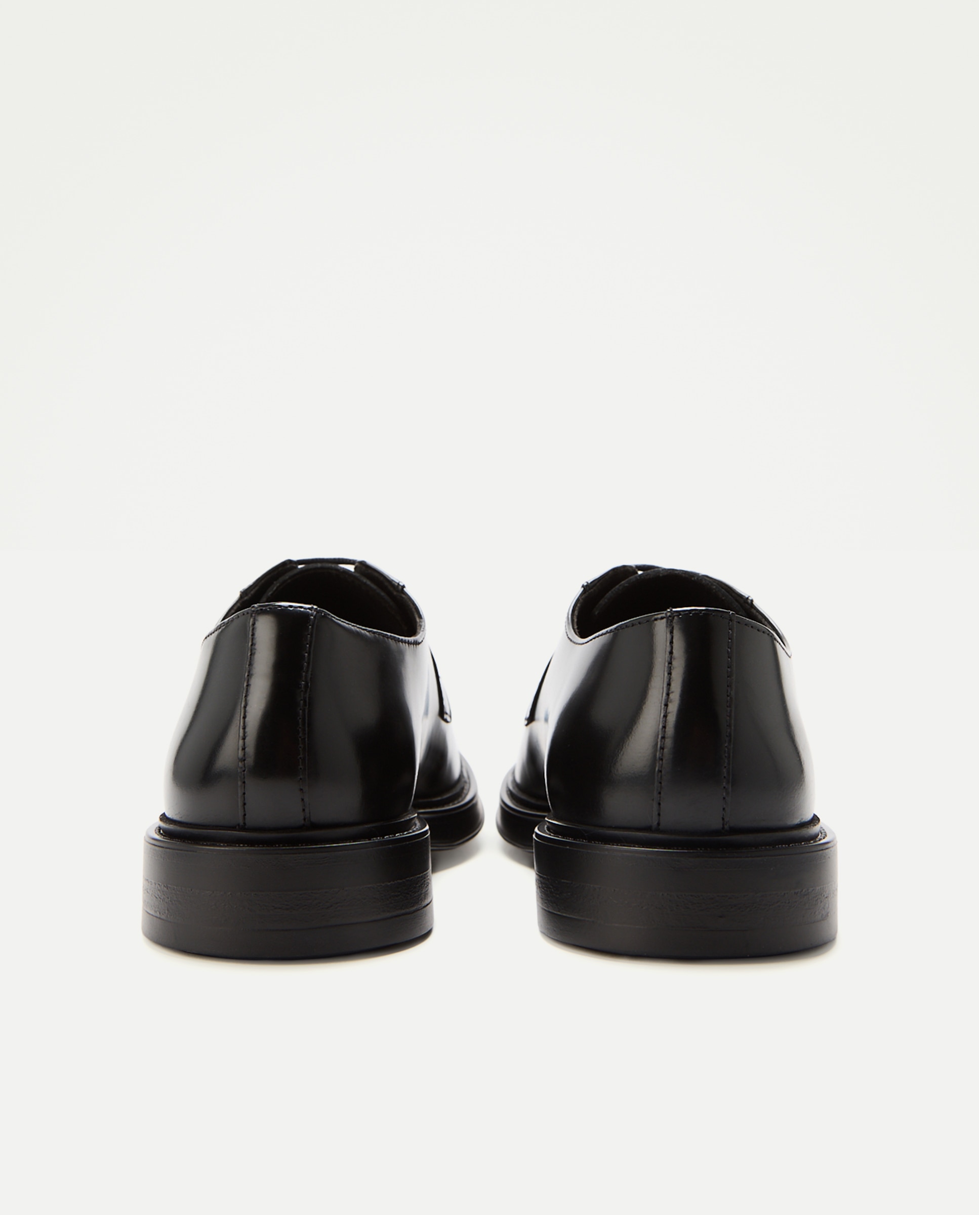Zapatos de cordones de hombre con piso goma - Dustin - Negro Negro-3
