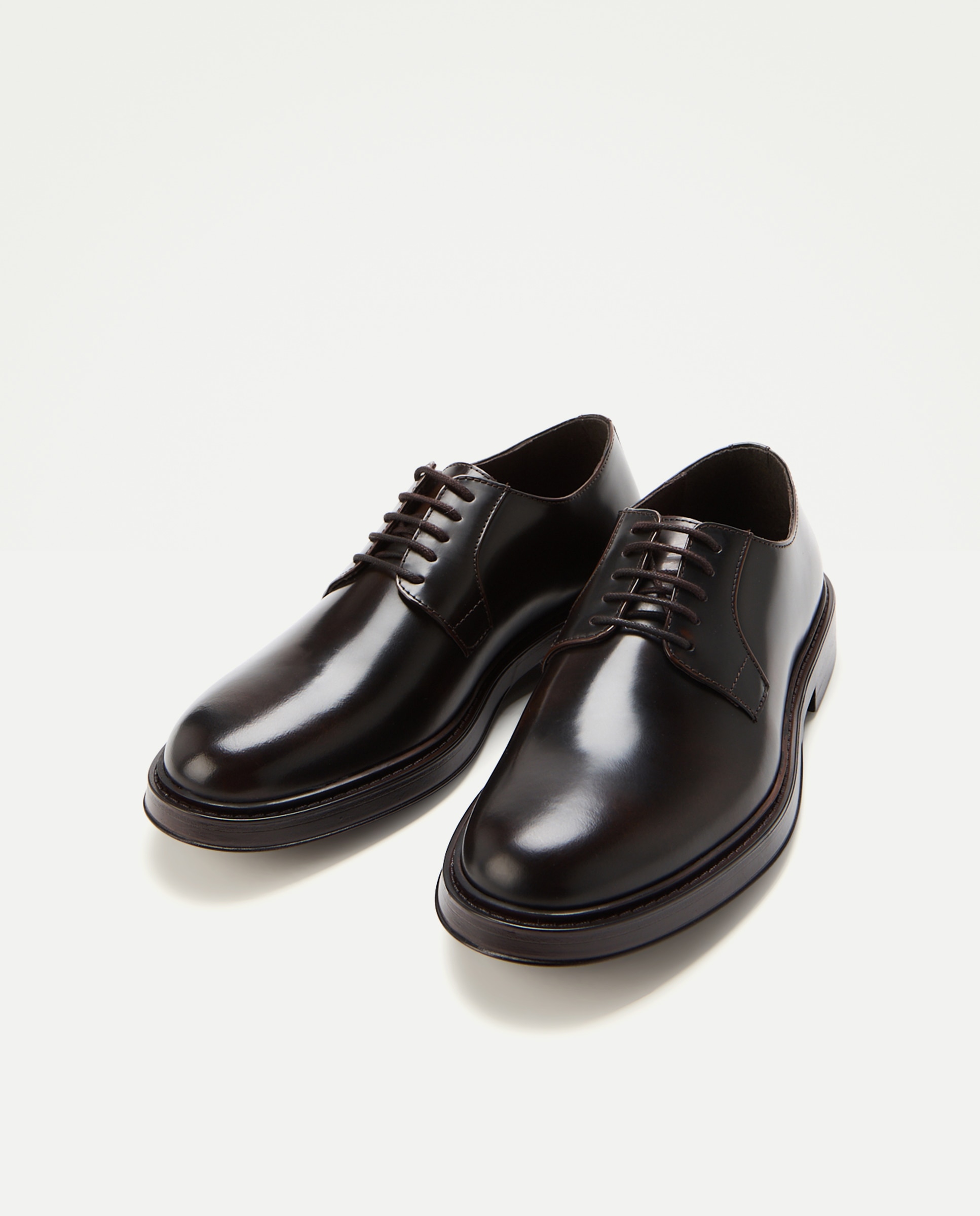 Imagen 2 de Zapatos de cordones de hombre con piso goma - Dustin - Marrón chocolate Marrón chocolate