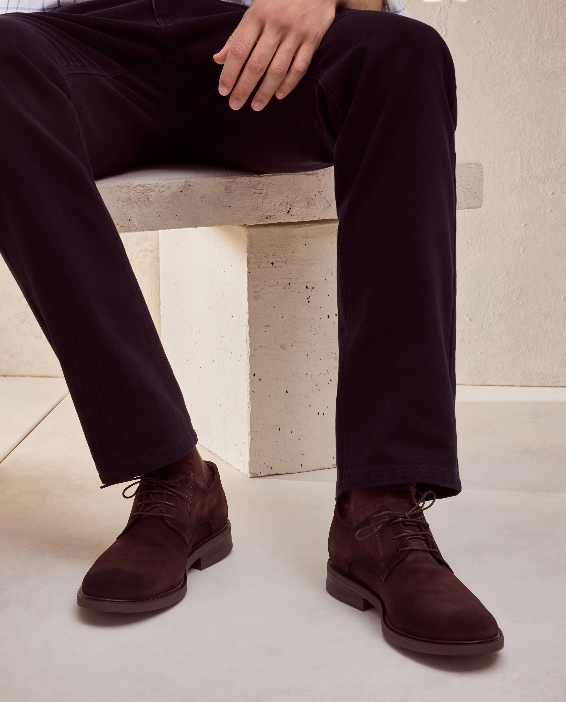 Zapatos de cordones de hombre - Dustin - Marrón chocolate Marrón chocolate-7