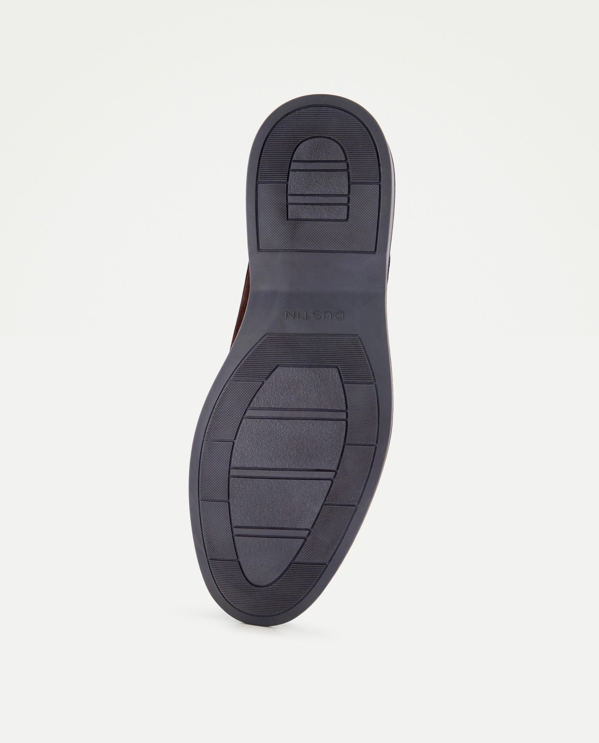 Zapato de cordones de hombre en serraje - Dustin - Marrón Marrón-6