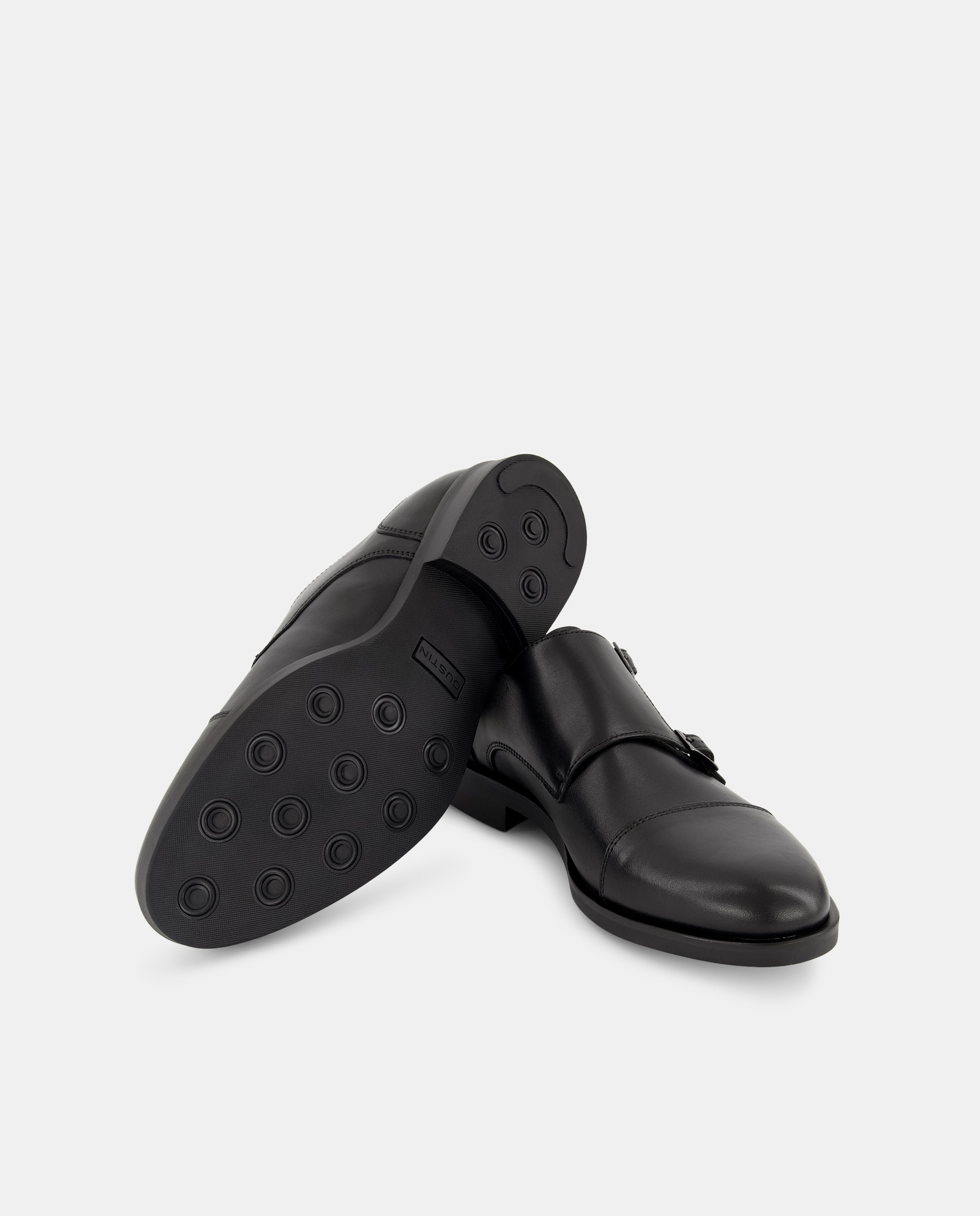 Sapatos com Duas Fivelas Preto-2