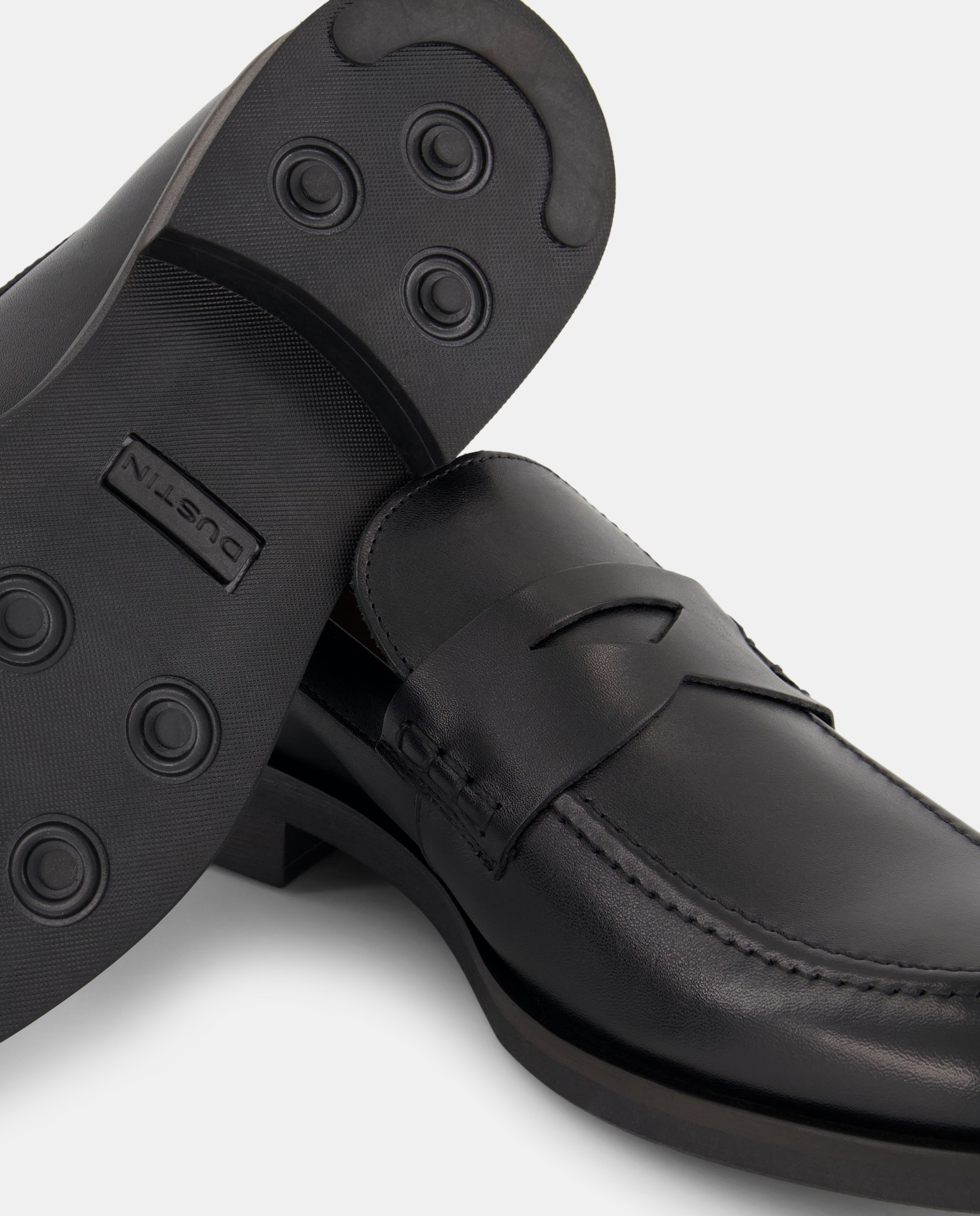 Mocasín de hombre con antifaz de piel - Dustin - Negro Negro-5
