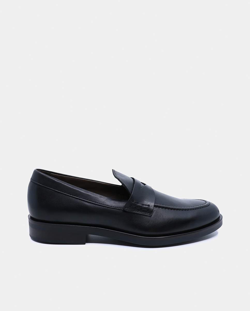Mocasín de hombre con antifaz de piel - Dustin - Negro Negro-6