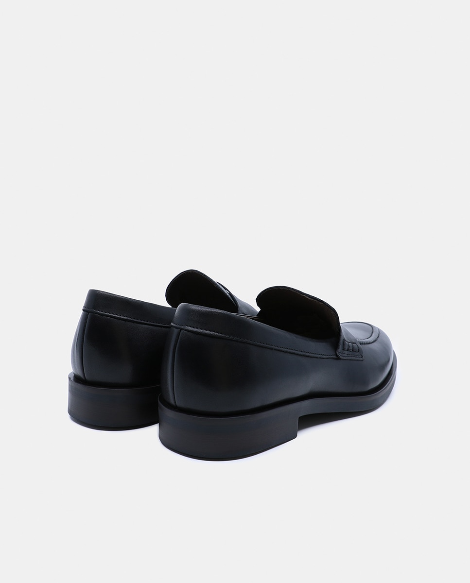 Mocasín de hombre con antifaz de piel - Dustin - Negro Negro-8