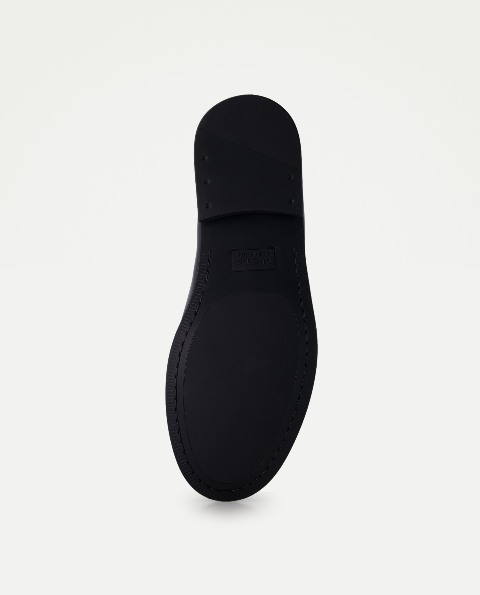 Mocassins com Sola de Borracha Preto-6