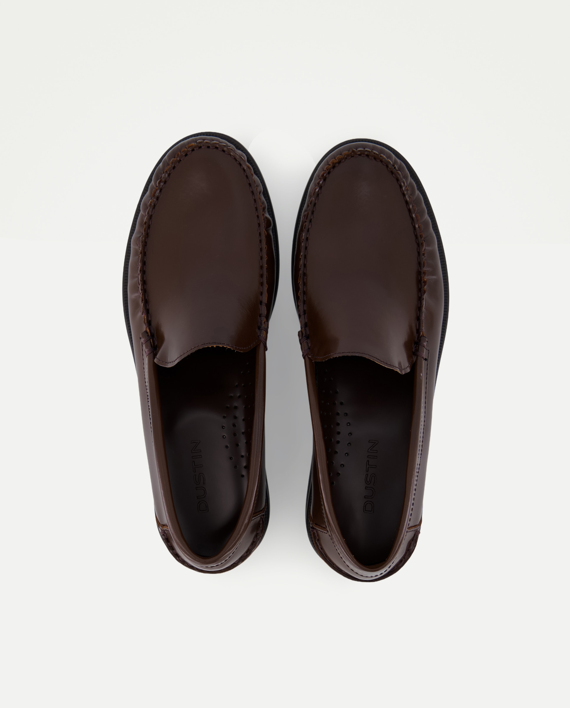 Mocassins com Sola de Borracha Couro-4