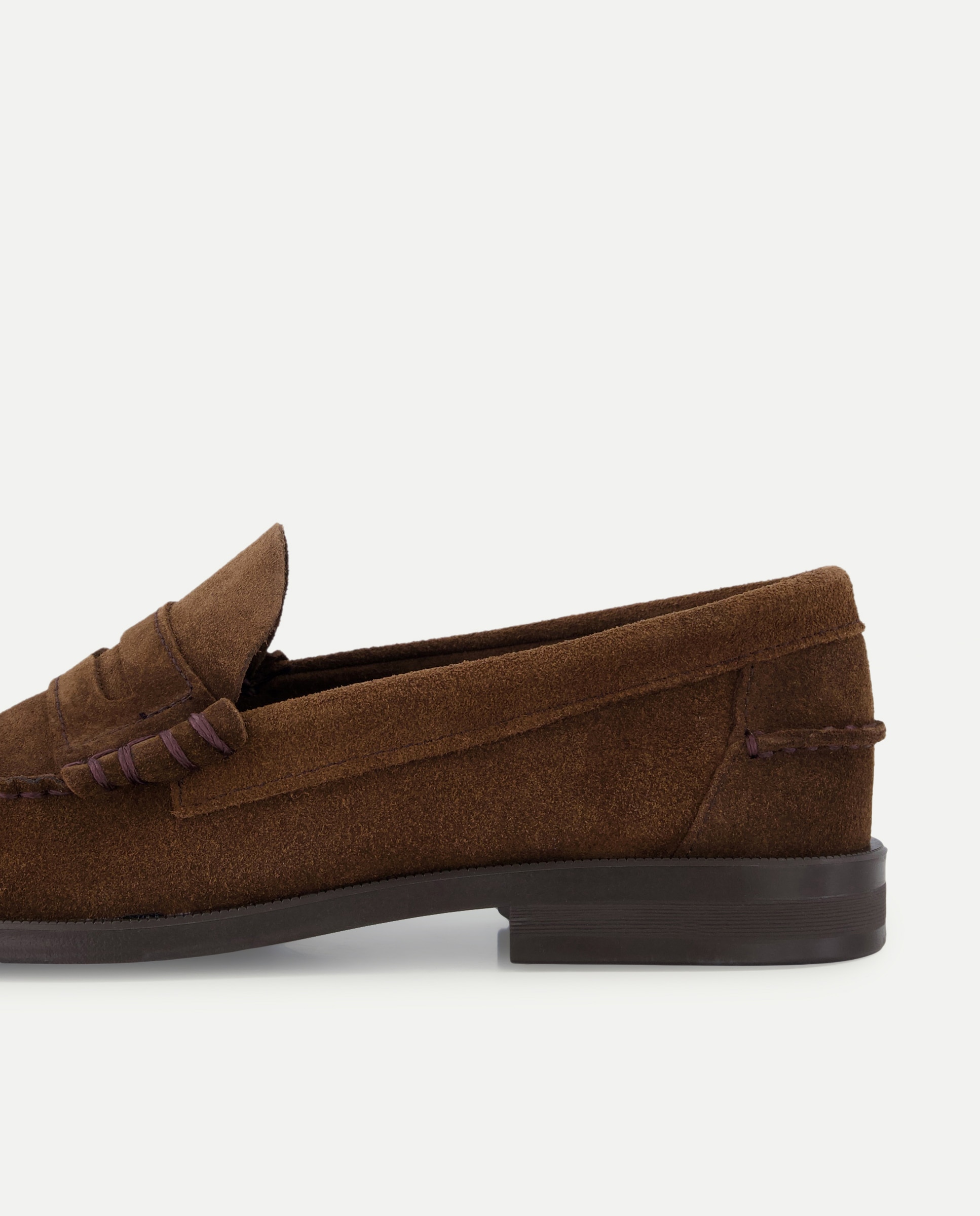 Mocassins com Sola de Borracha Castanho-chocolate-5