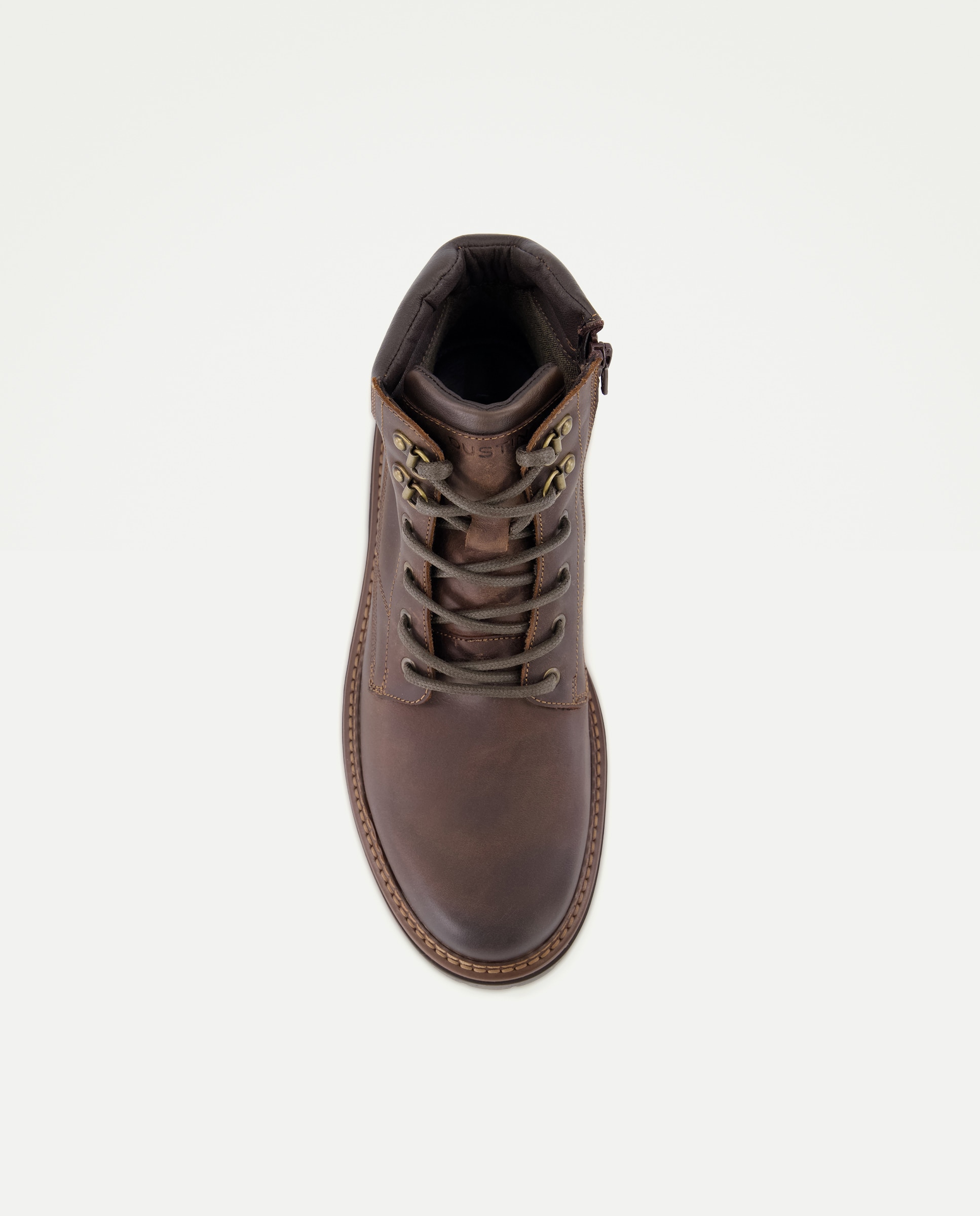 Botas de hombre realizdas en piel - Dustin - Marrón chocolate Marrón chocolate-4