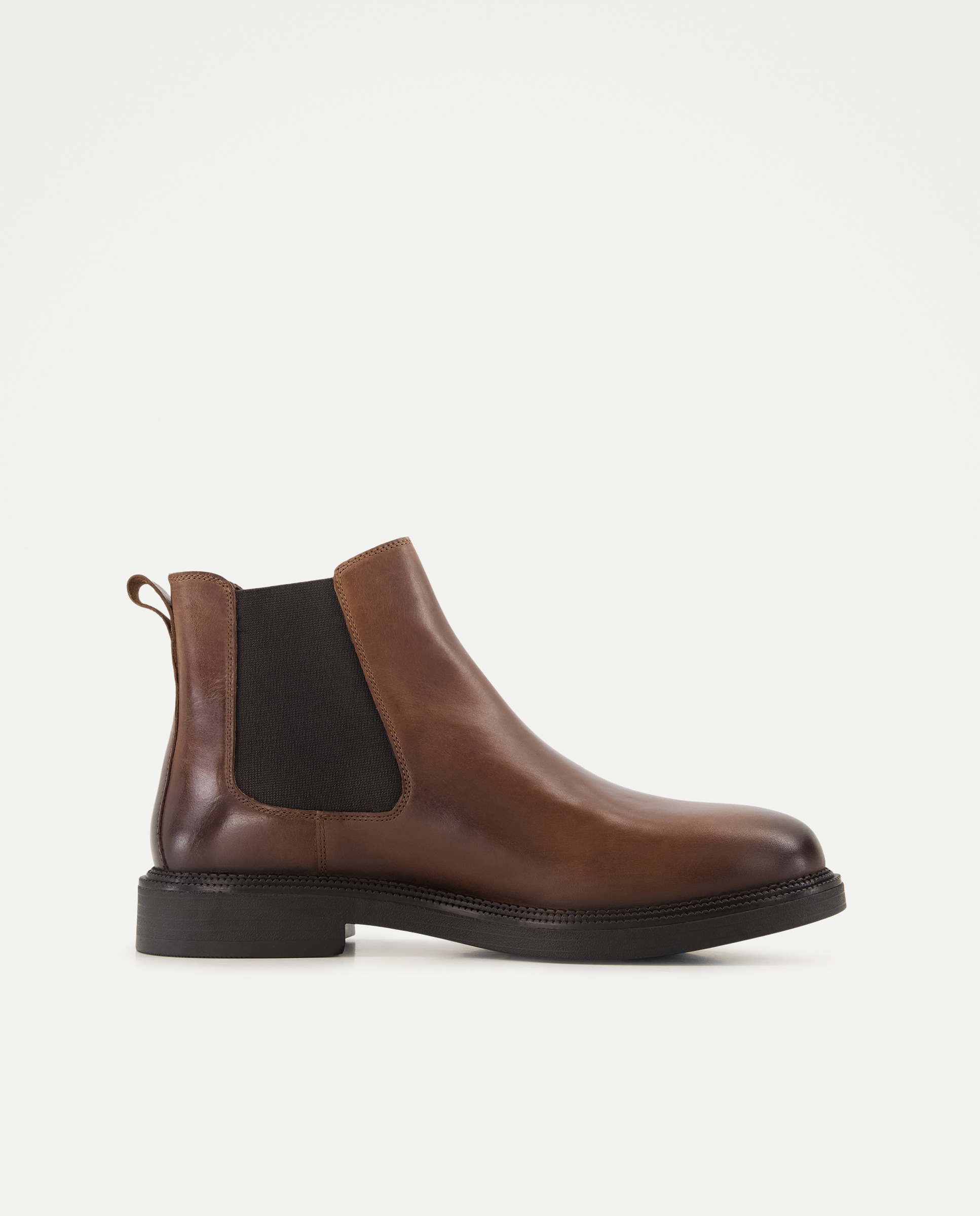 Botas chelsea de hombre en piel lisa - Dustin - Tostado Tostado-1