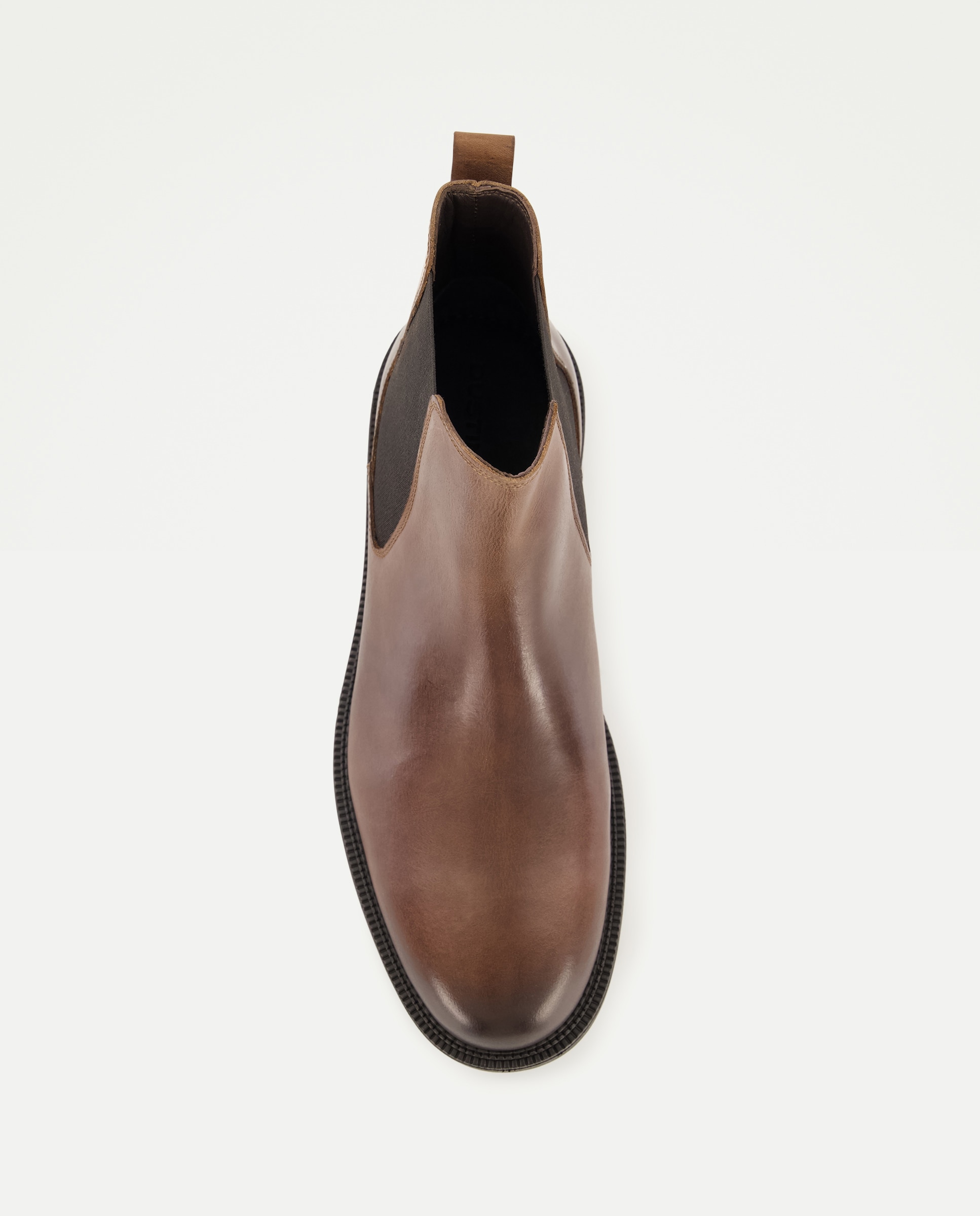 Botas chelsea de hombre en piel lisa - Dustin - Tostado Tostado-4
