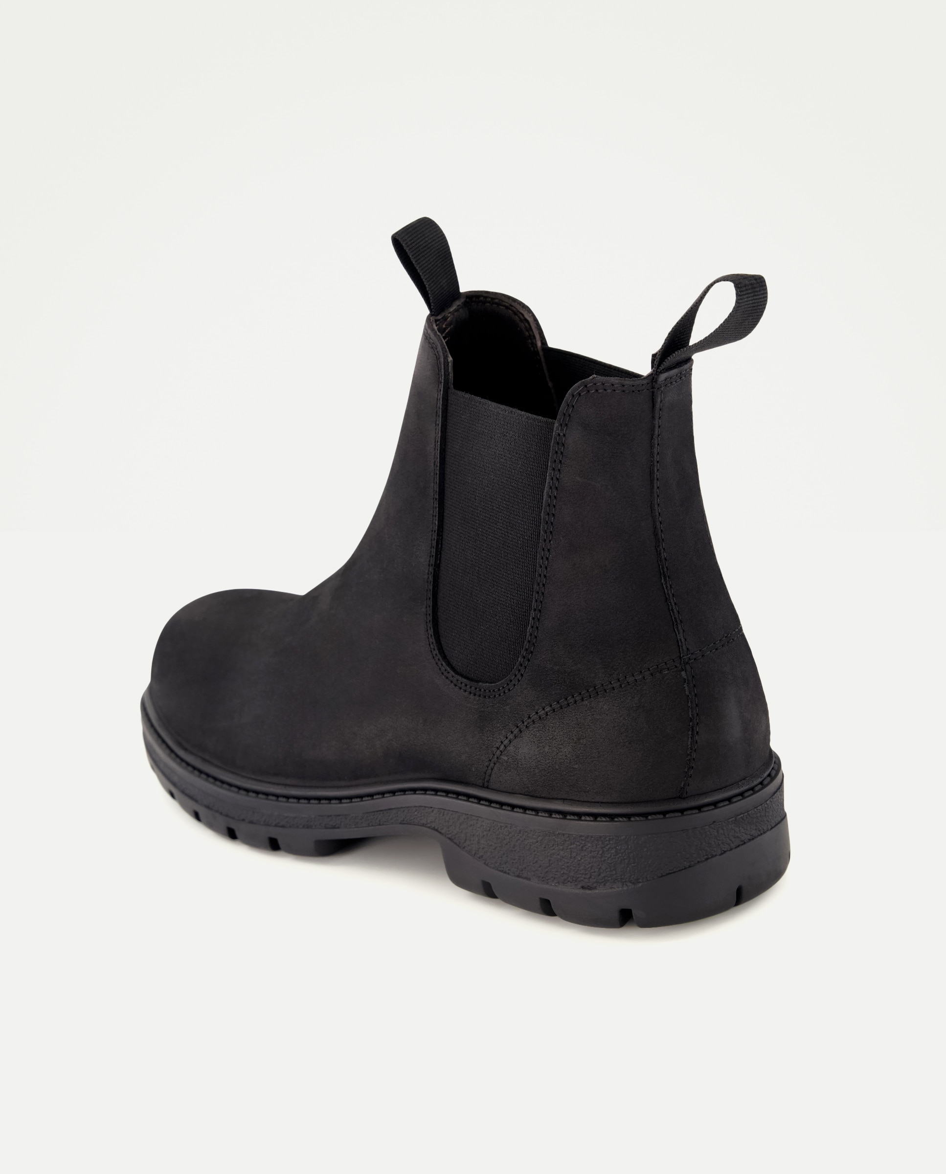 Botas chelsea de hombre en piel nobuck - Dustin - Negro Negro-3
