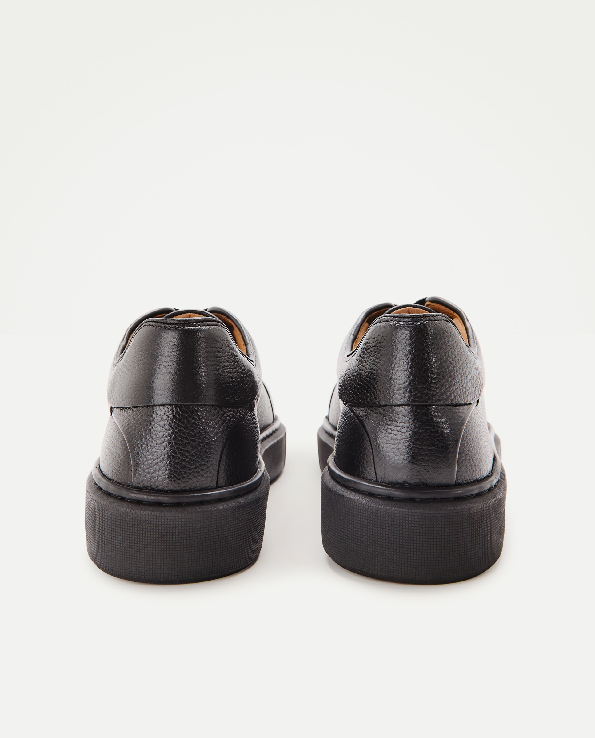 Deportivos de hombre tipo casco con piel grabada - Dustin - Negro Negro-3