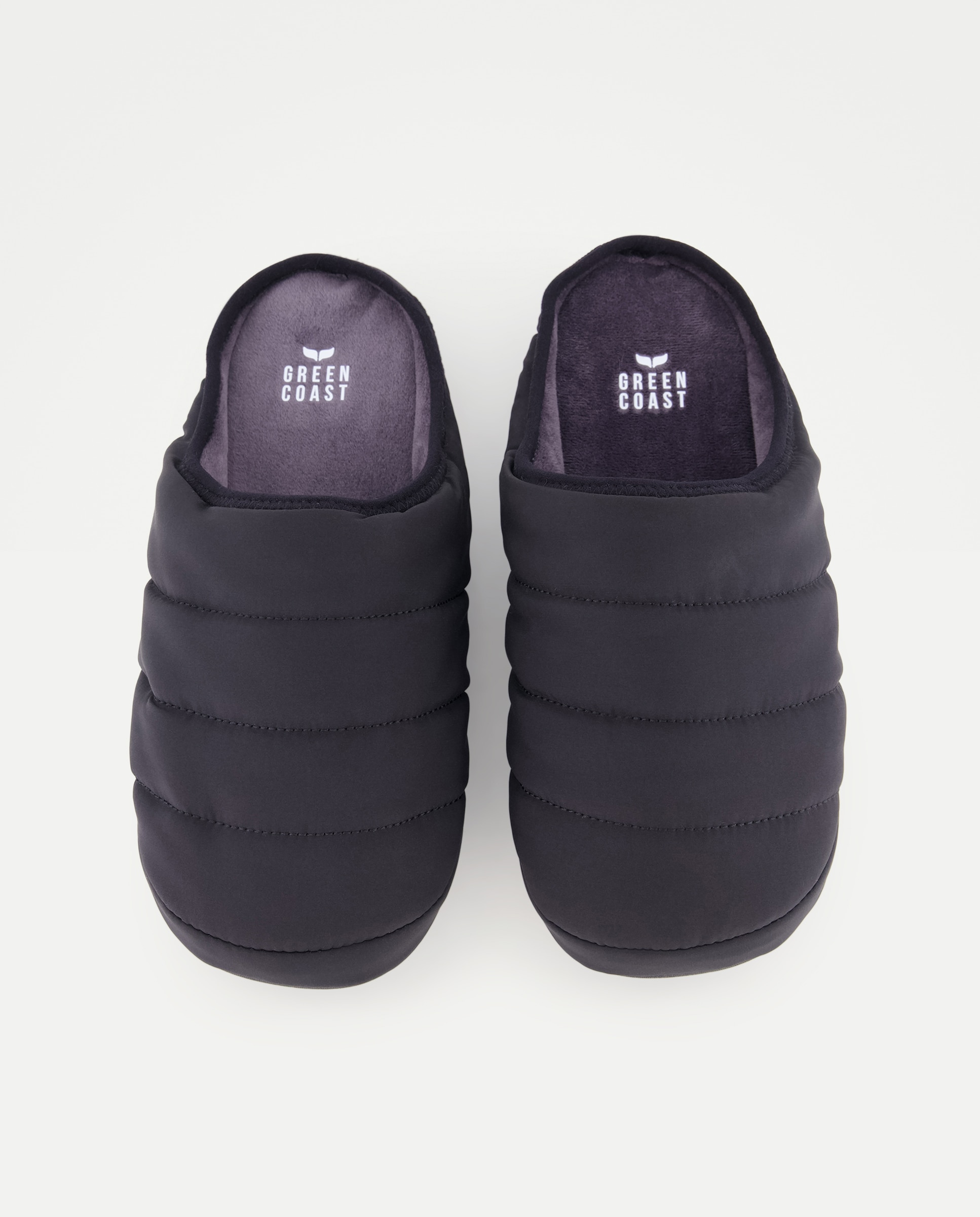 Imagen 4 de Zapatillas abiertas de casa de hombre - Green Coast - Negro Negro