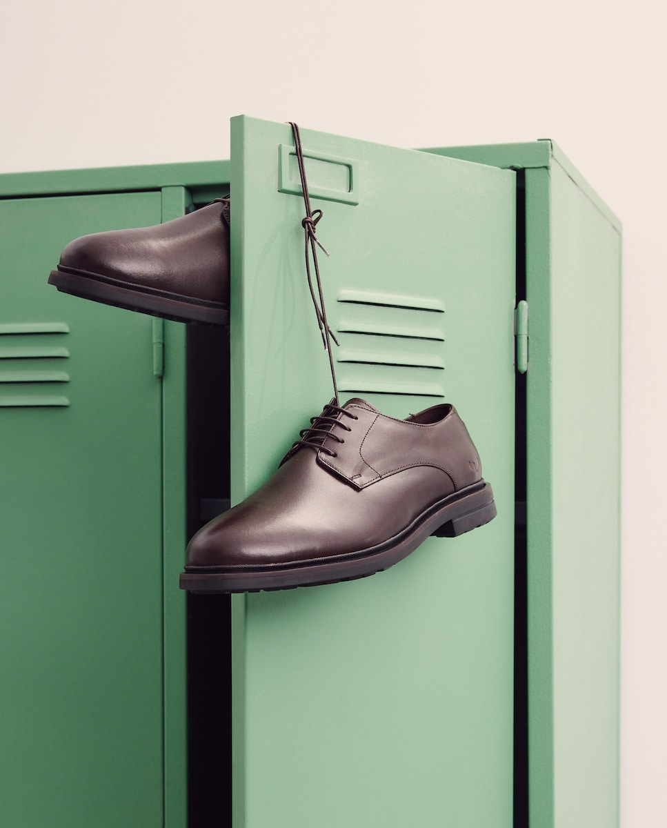 Sapatos em Pele Castanho-6