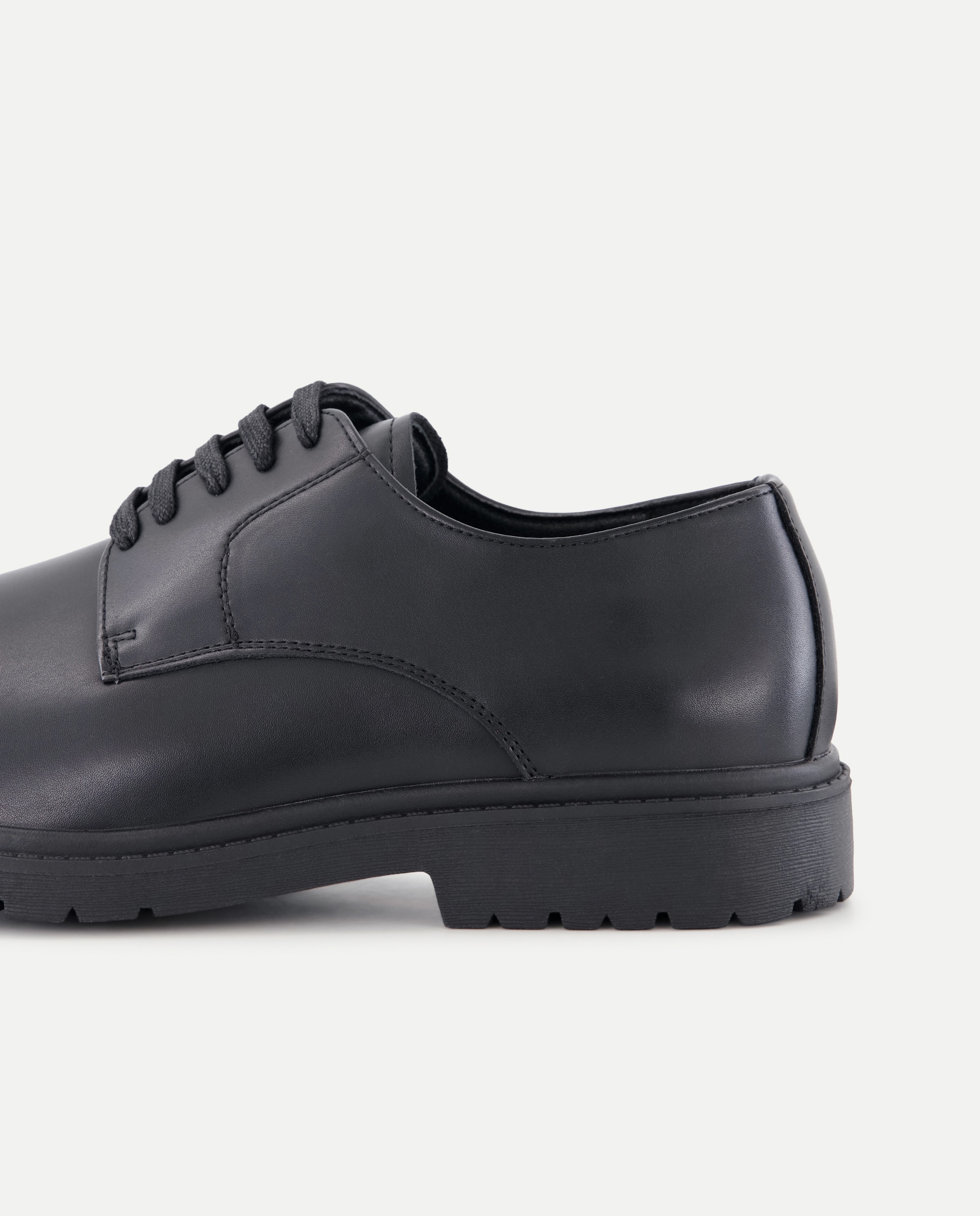 Sapatos com Fecho de Atacadores Preto-5