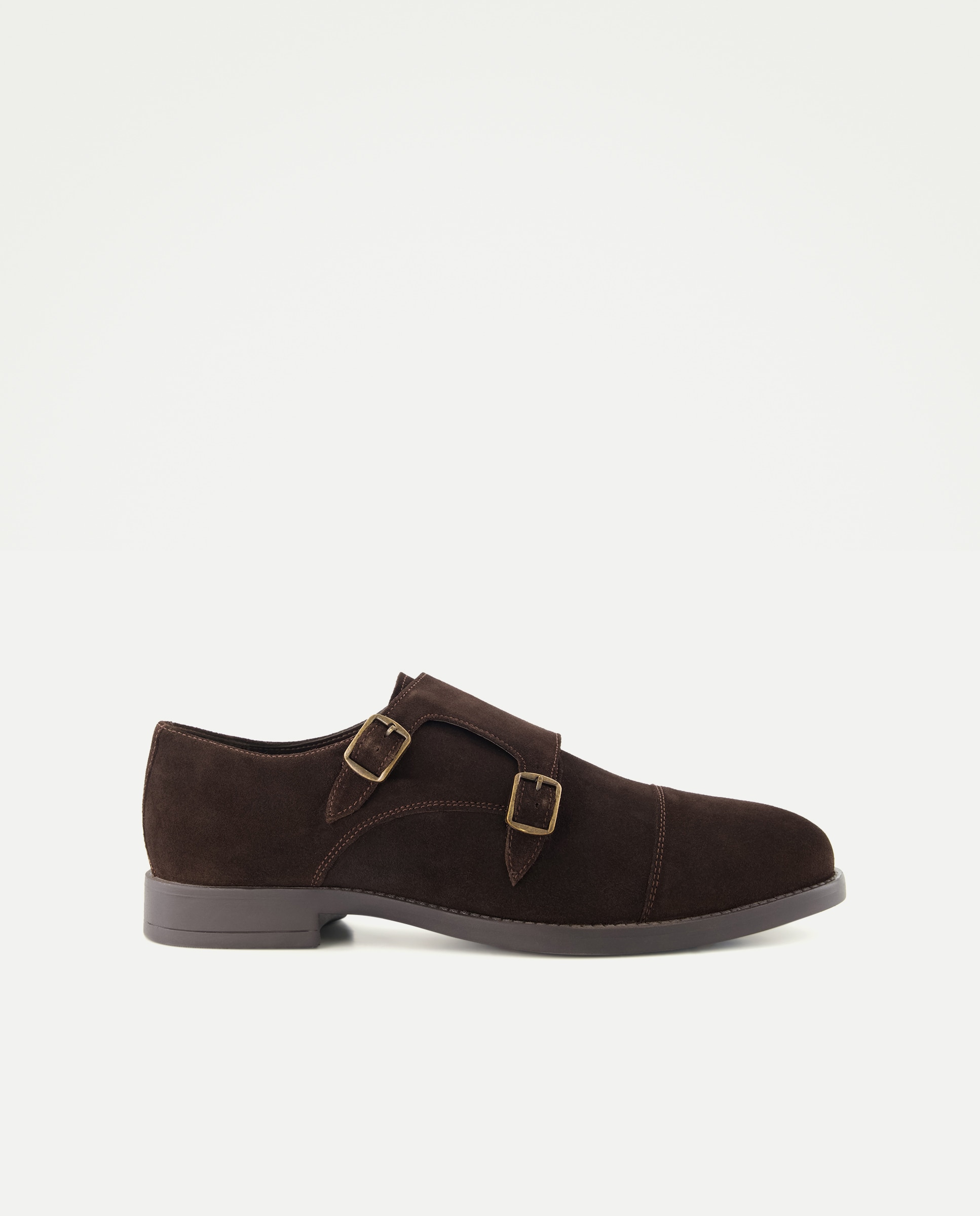 Imagen 0 de Zapato de hombre piel hebillas Marrón