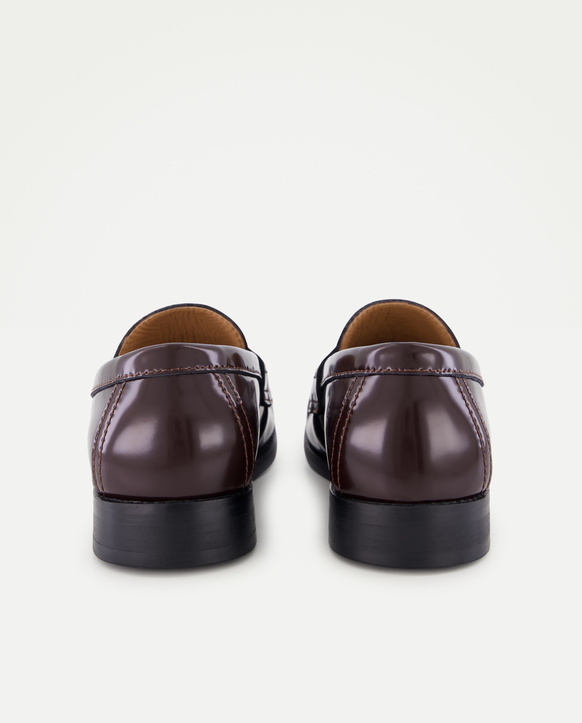 Mocassins em Pele Bordeaux-3