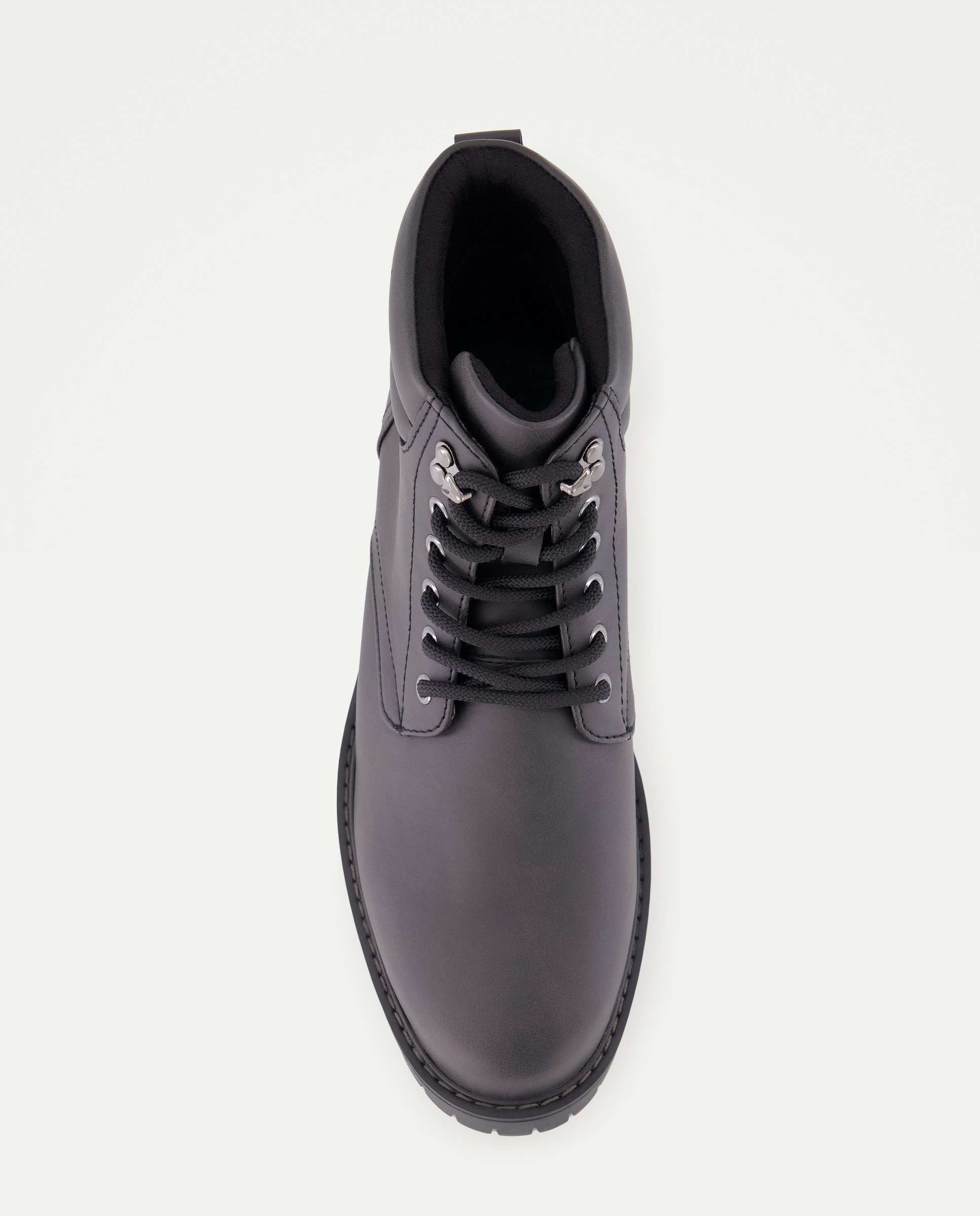 Botas altas de hombre con cierre de cordones - Green Coast - Negro Negro-4