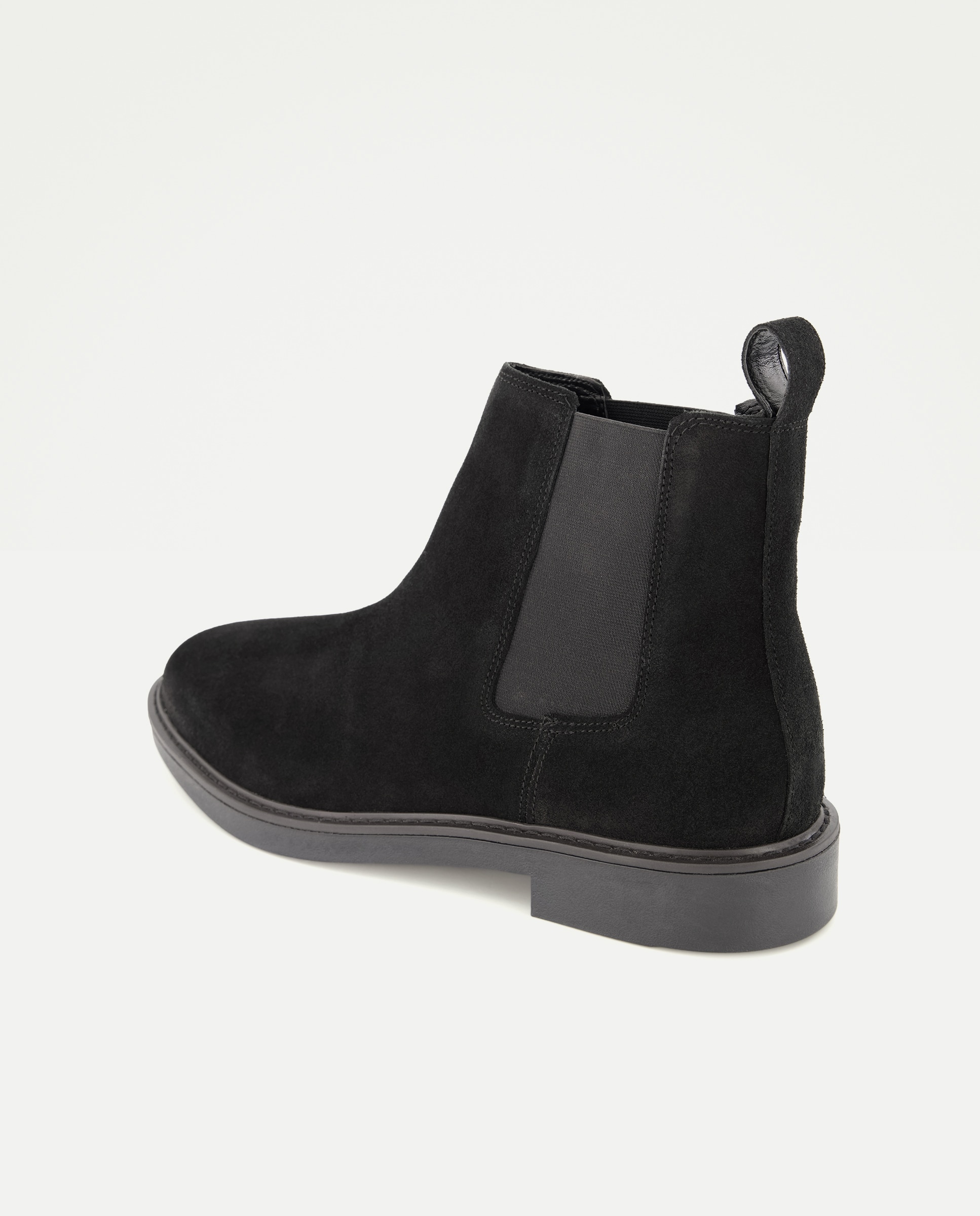 Botas em Pele Chelsea Preto-3