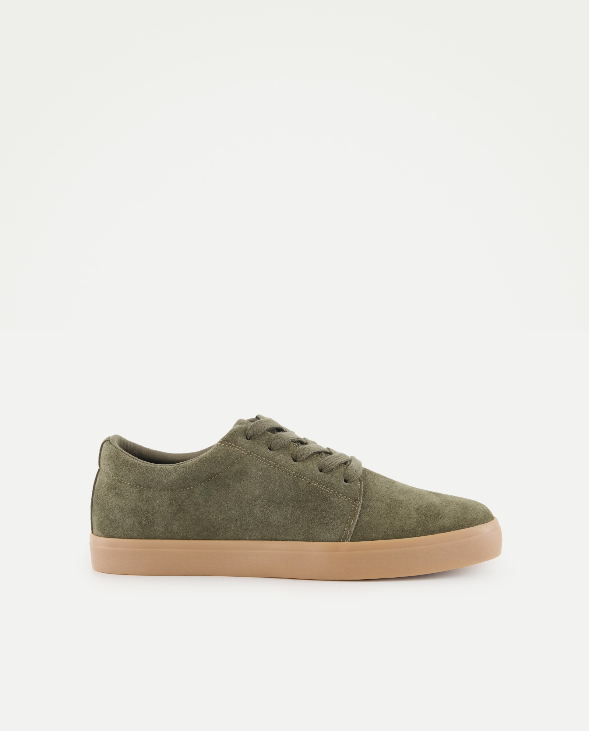 Zapatillas de piel serraje de hombre - Green Coast - Verde Verde-1