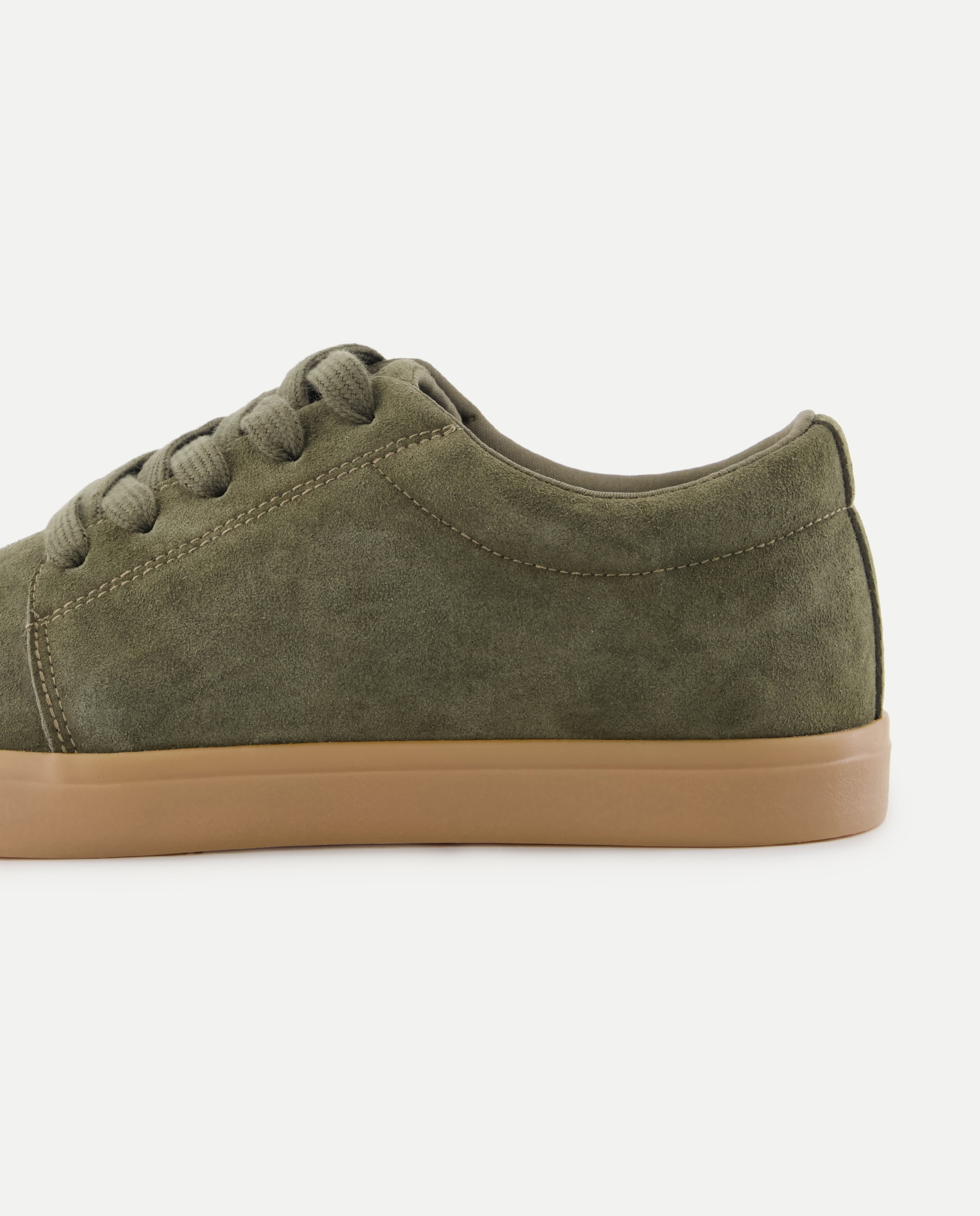 Zapatillas de piel serraje de hombre - Green Coast - Verde Verde-5