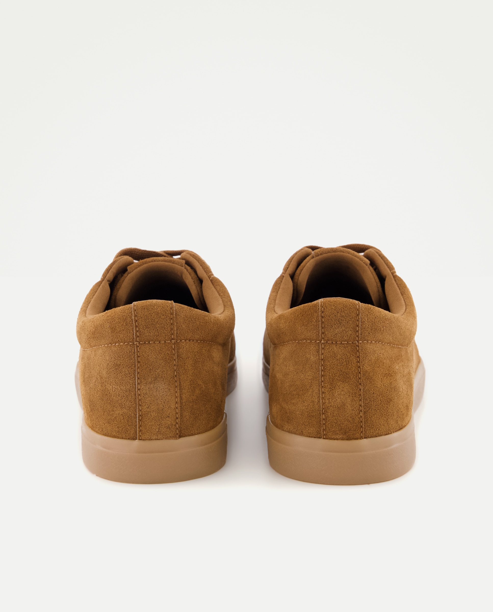 Zapatillas de piel serraje de hombre - Green Coast - Marrón Marrón-3