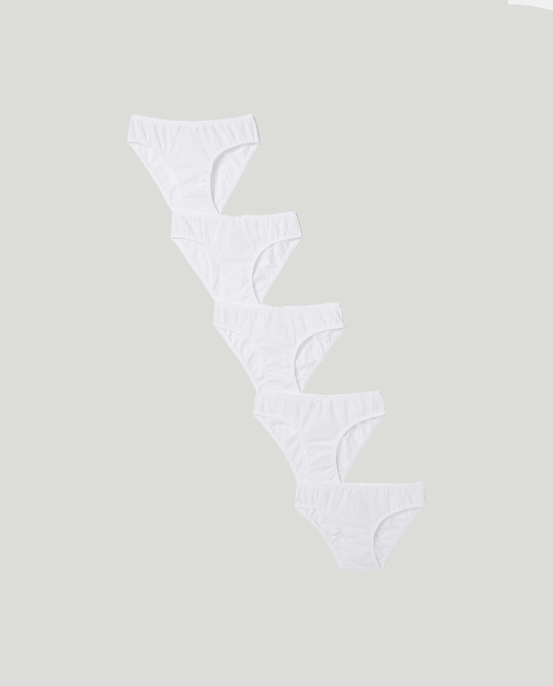 Imagen 0 de Pack 5 bragas blancas de niña