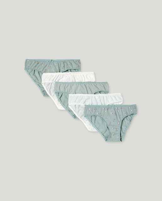 Imagen 0 de Pack de 5 braguitas de niña fantasía