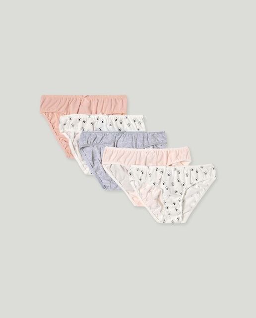 Imagen 0 de Pack de 5 braguitas de niña fantasía