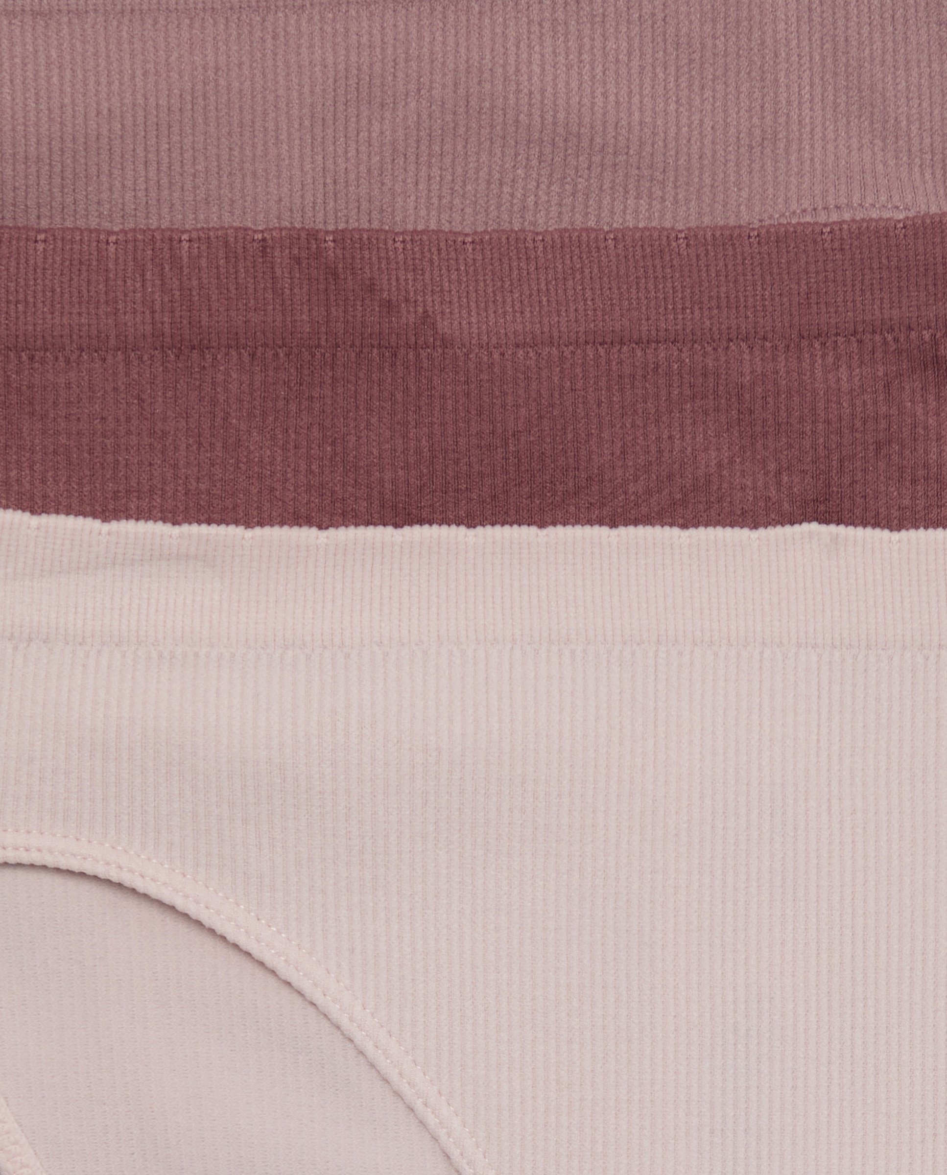 Pack de 3 braguitas de niña de canalé 200 Rosa-3