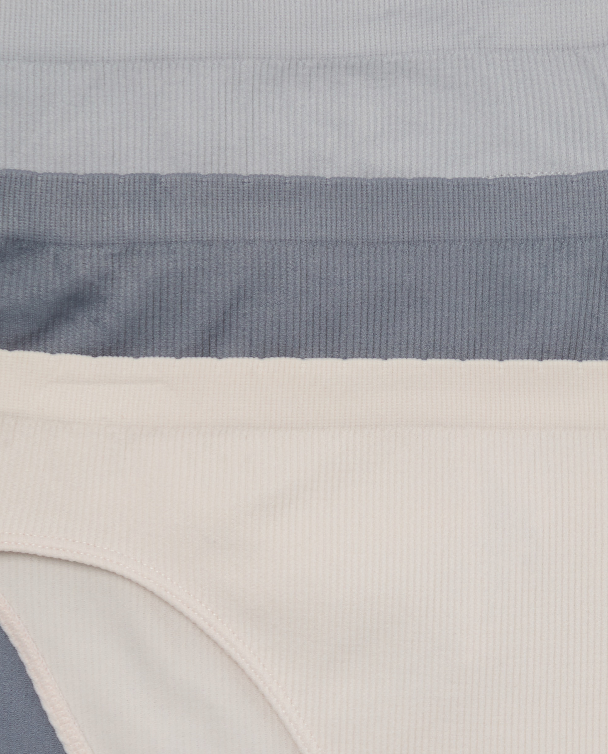 Pack de 3 braguitas de niña de canalé 400 Azul-3