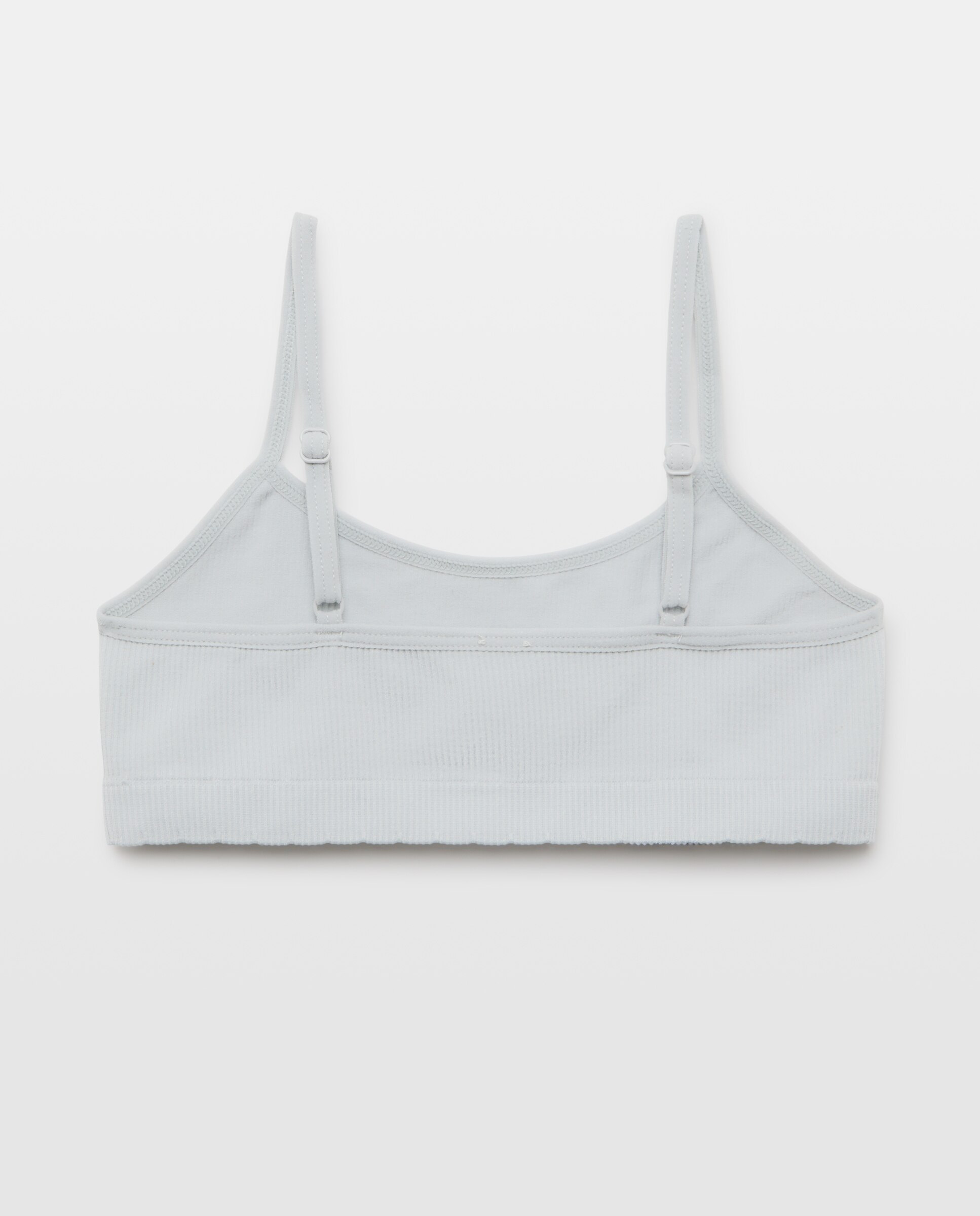Pack de 2 tops de niña Gris claro-2